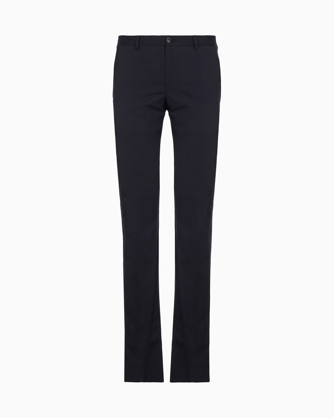 Virgin wool flat-front trousers Slide 0