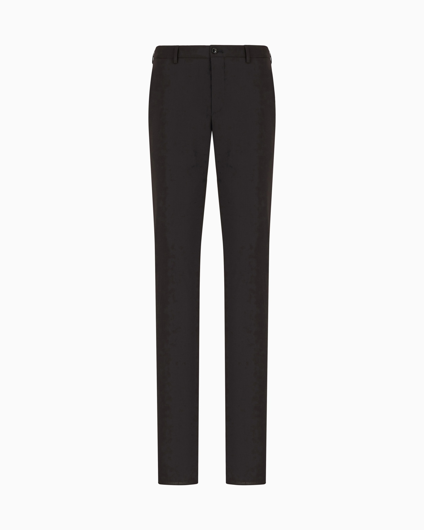 Virgin wool flat-front trousers Slide 0
