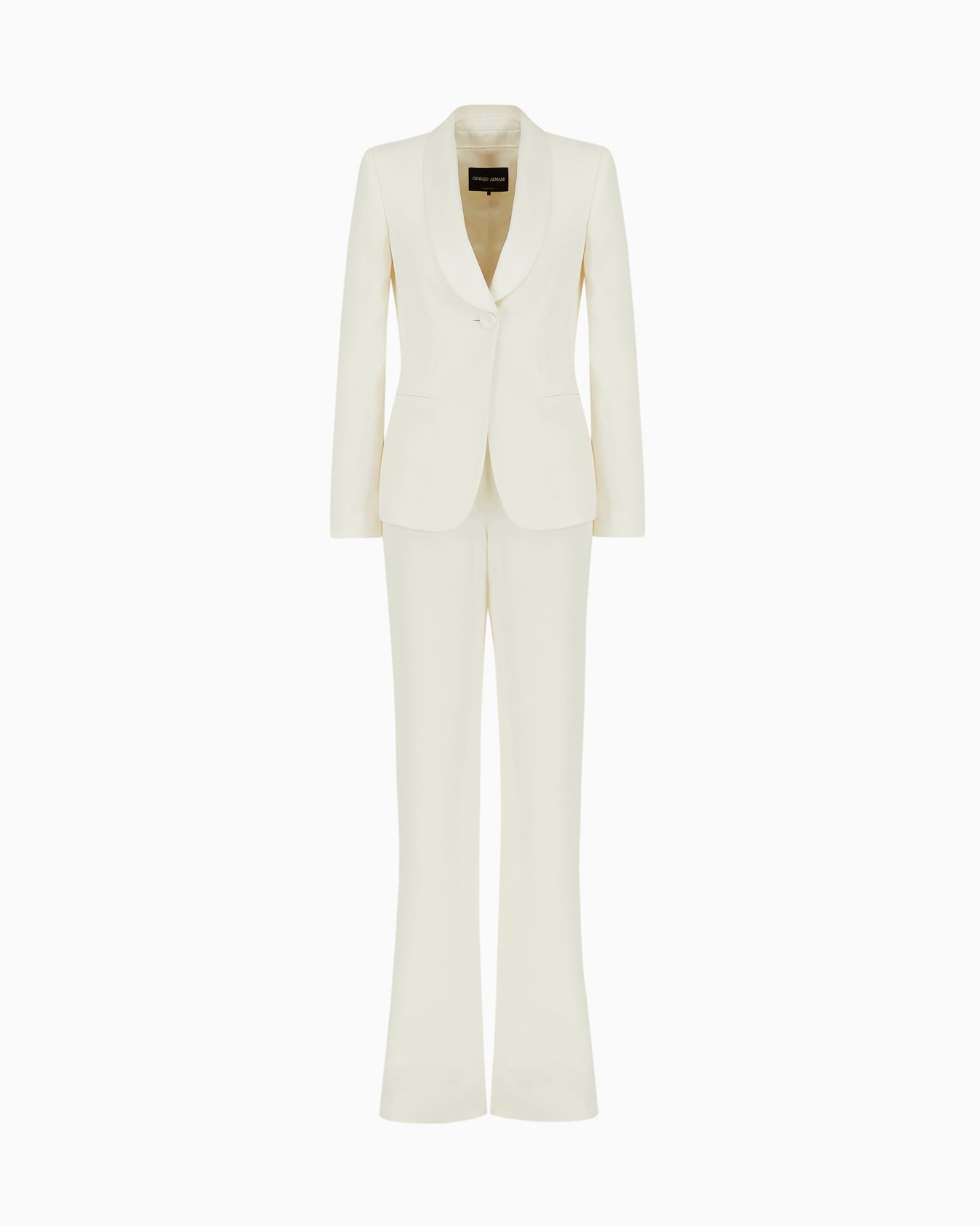 Pure silk crêpe tuxedo Slide 0