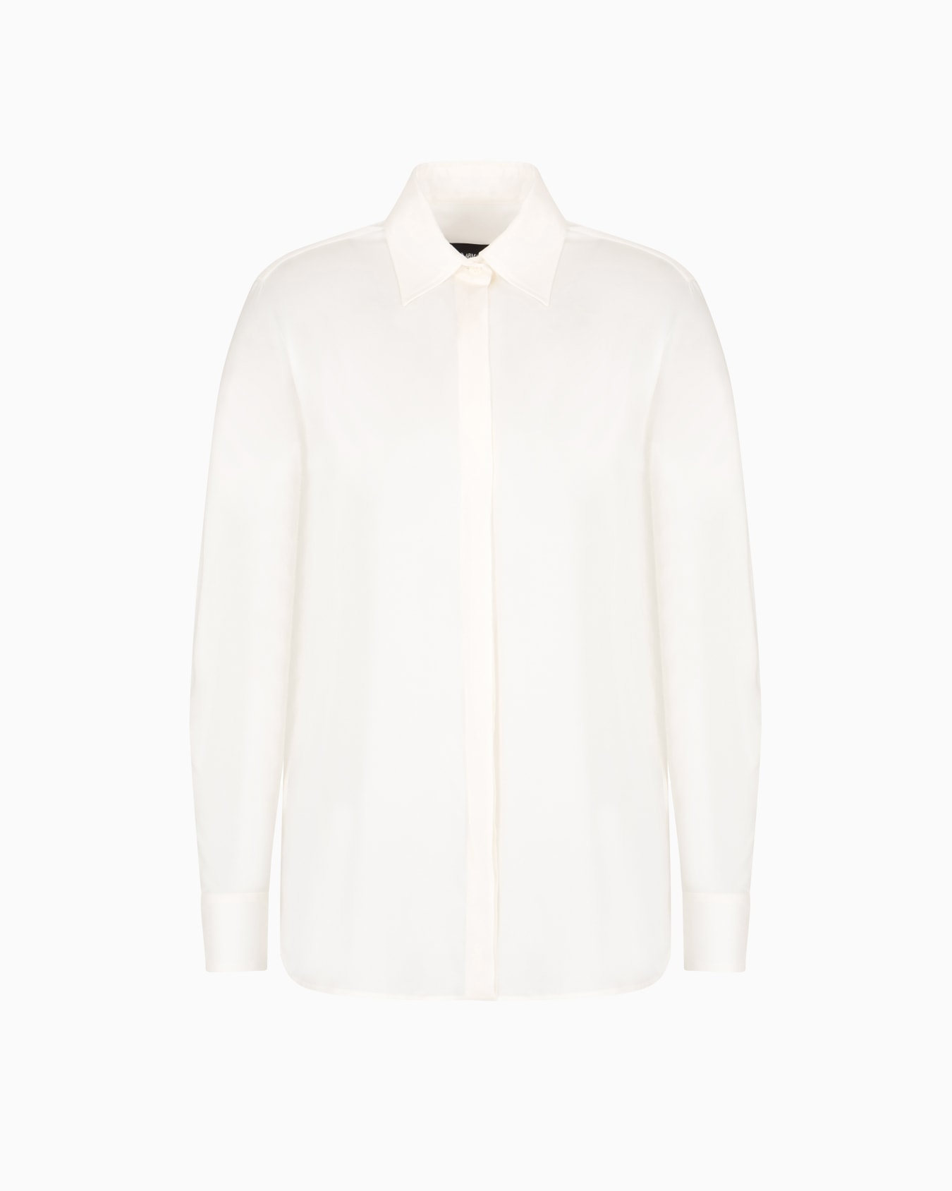 Chemise en charmeuse de pure soie Diapositive 0