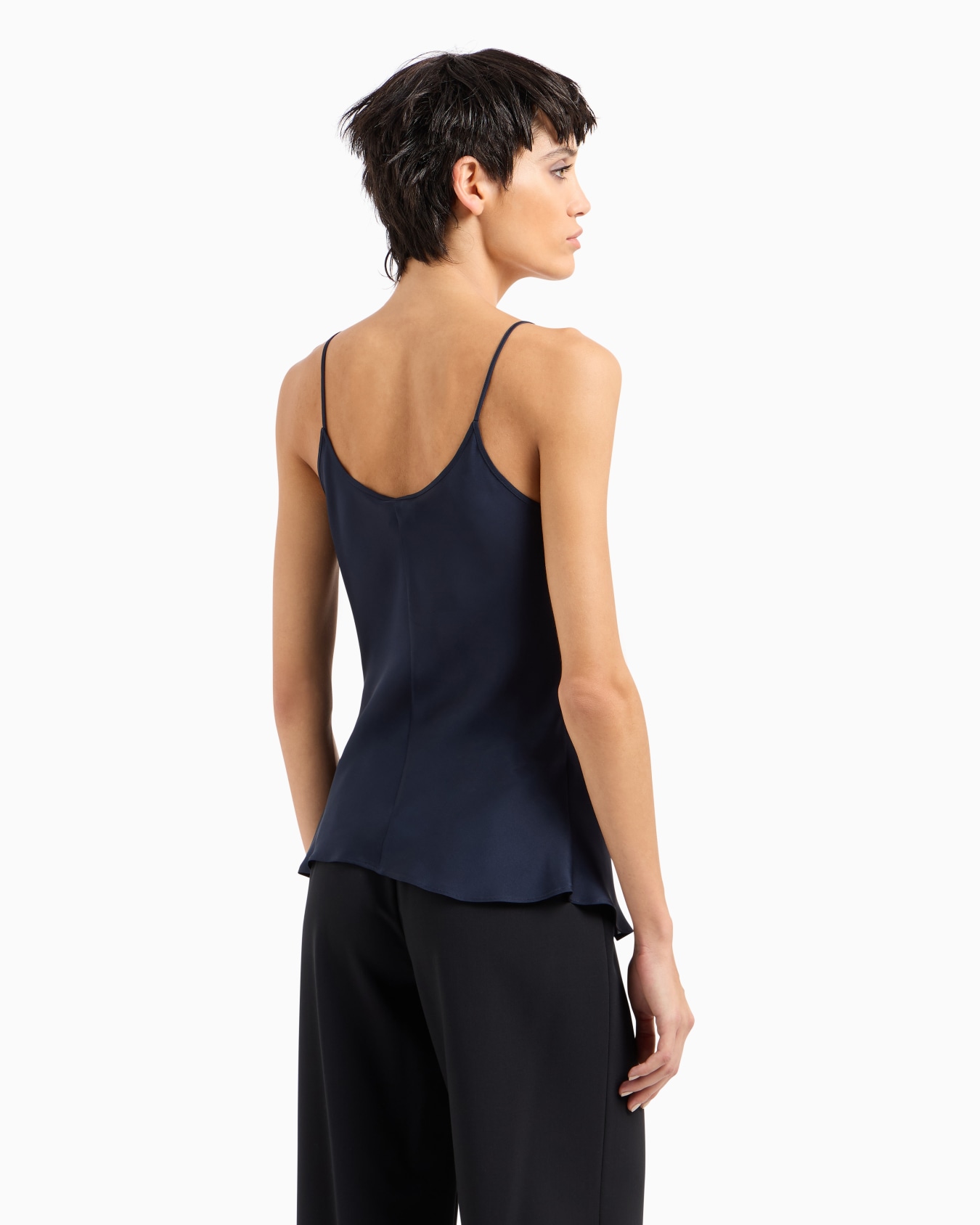 Top in charmeuse di seta Slide 2