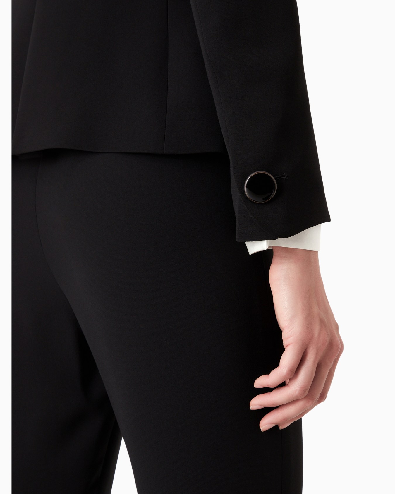 Mulberry silk single-breasted jacket Slide 5