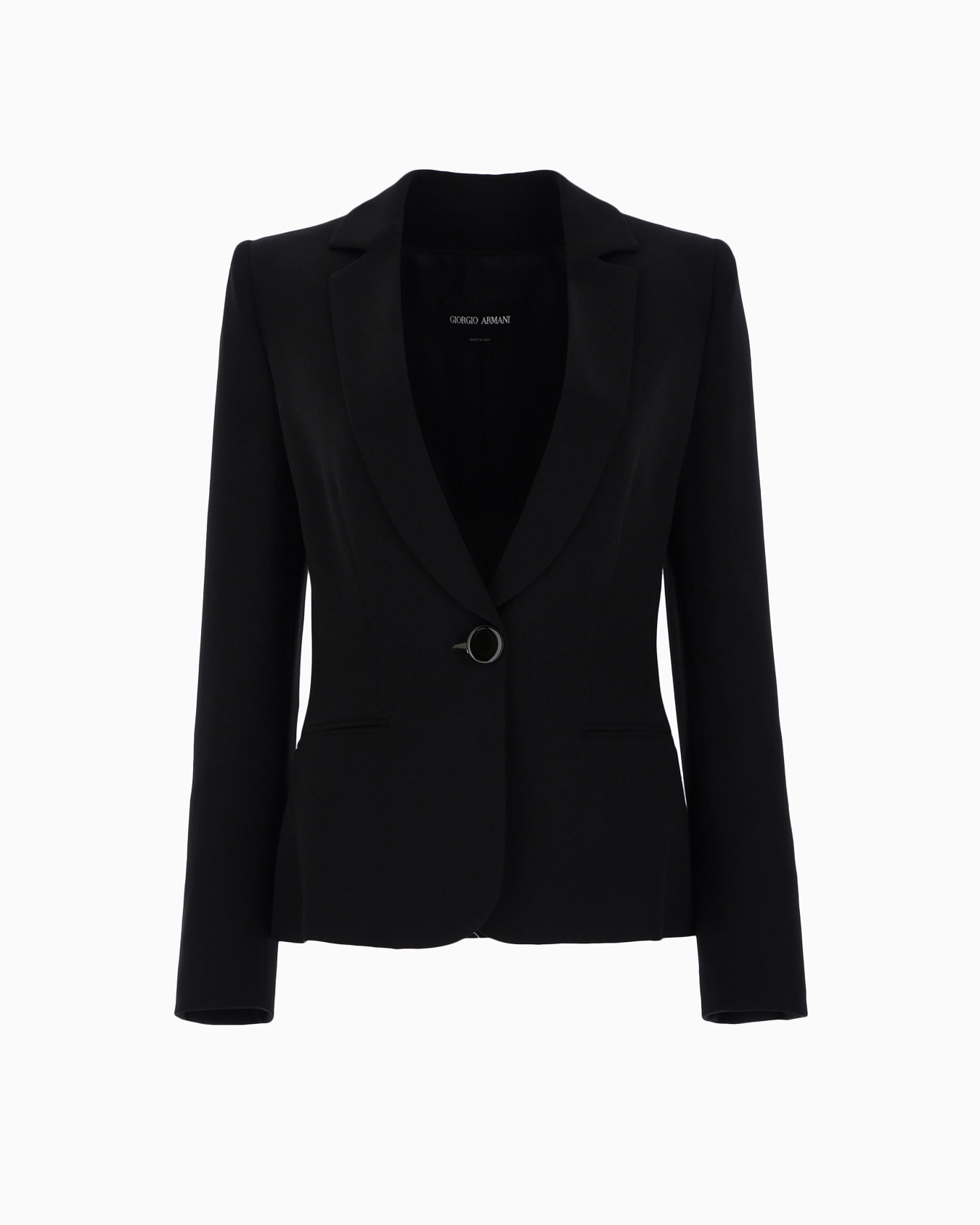 Mulberry silk single-breasted jacket Slide 0