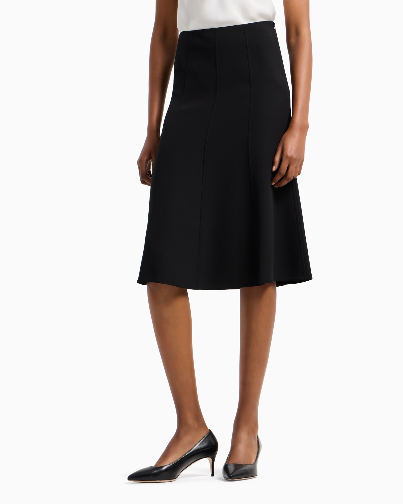 Silk midi skirt Slide 3