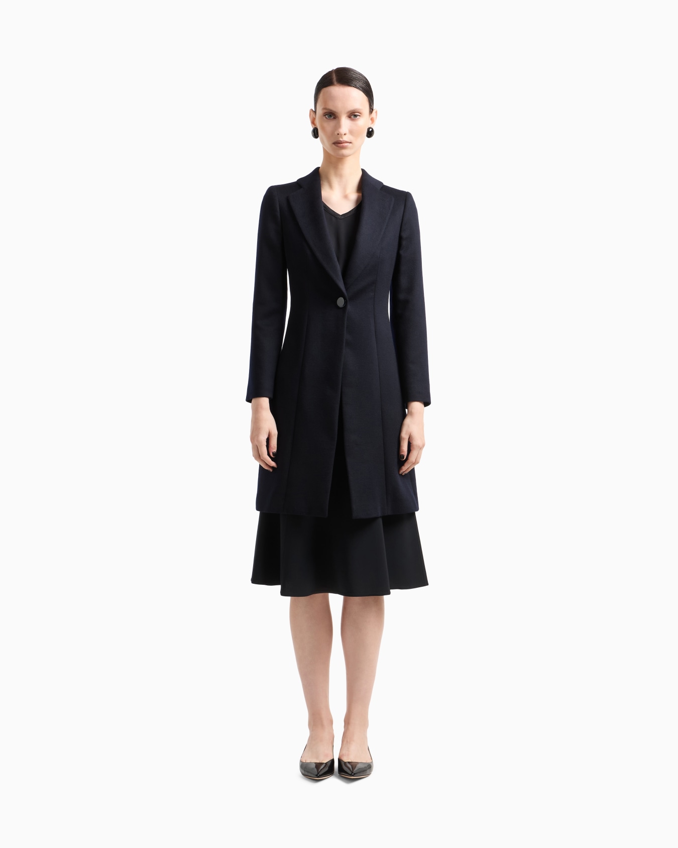 Manteau croisé en cachemire pur Diapositive 3