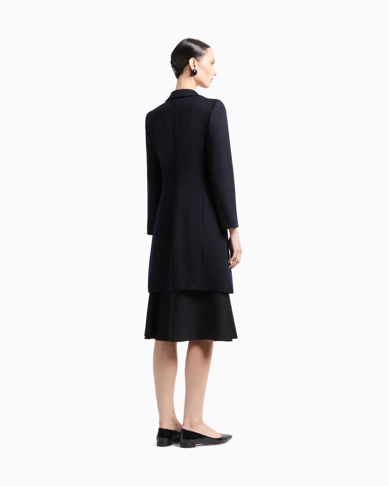 Manteau croisé en cachemire pur Diapositive 2