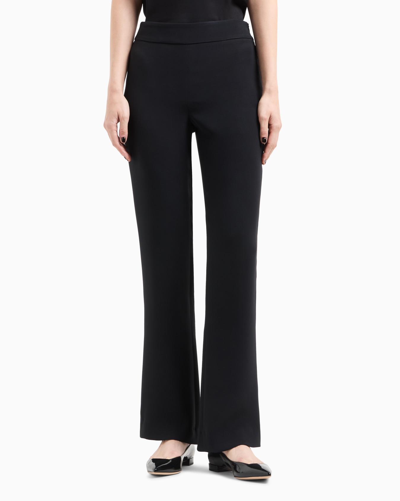 Wide-leg silk trousers Slide 3