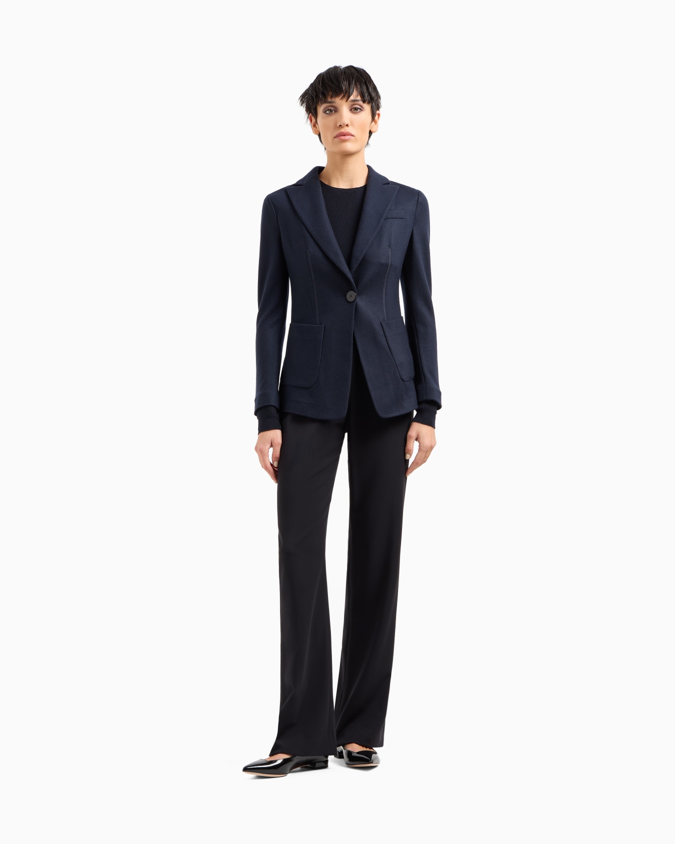 Double crepe trousers Slide 1