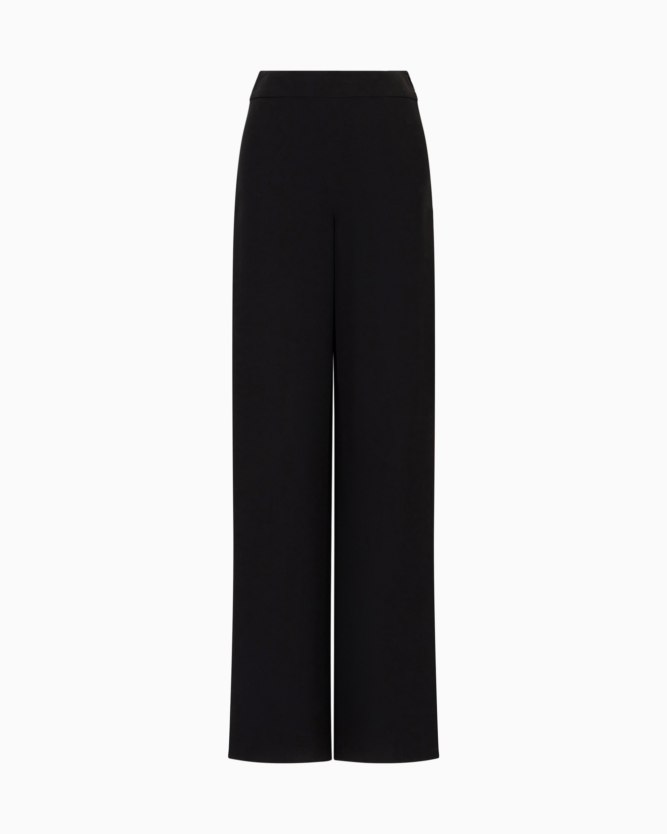 Pantalon droit en cady de soie Diapositive 0