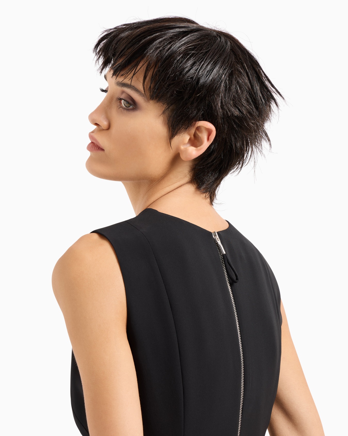 Robe fourreau en soie Diapositive 4