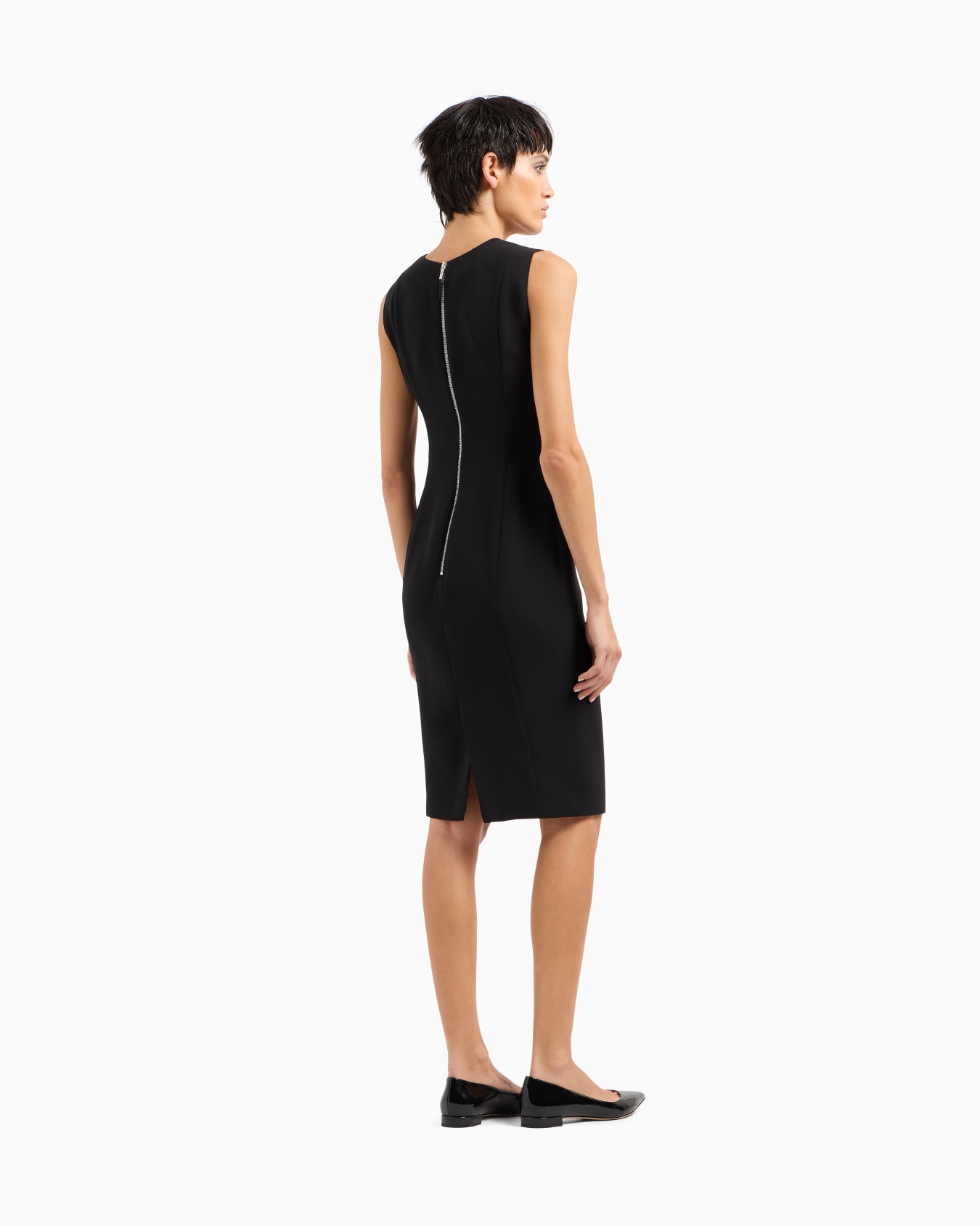Robe fourreau en soie Diapositive 2