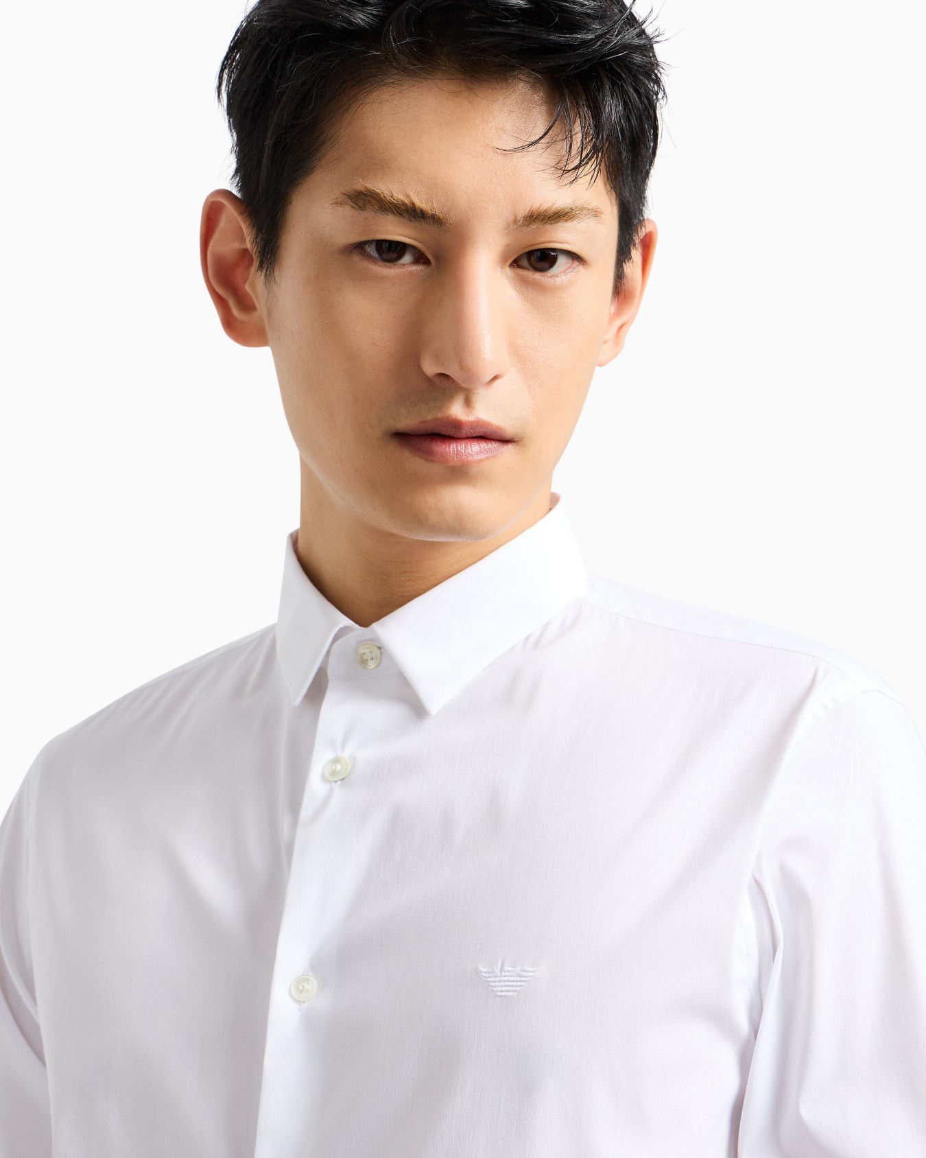 Stretch nylon-blend shirt Slide 4