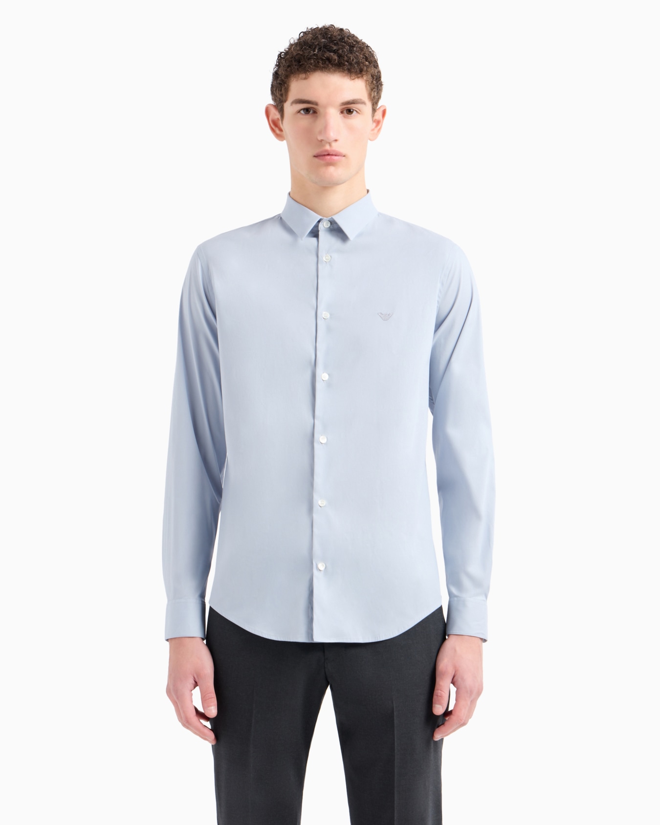 Chemise en mélange nylon stretch Diapositive 3