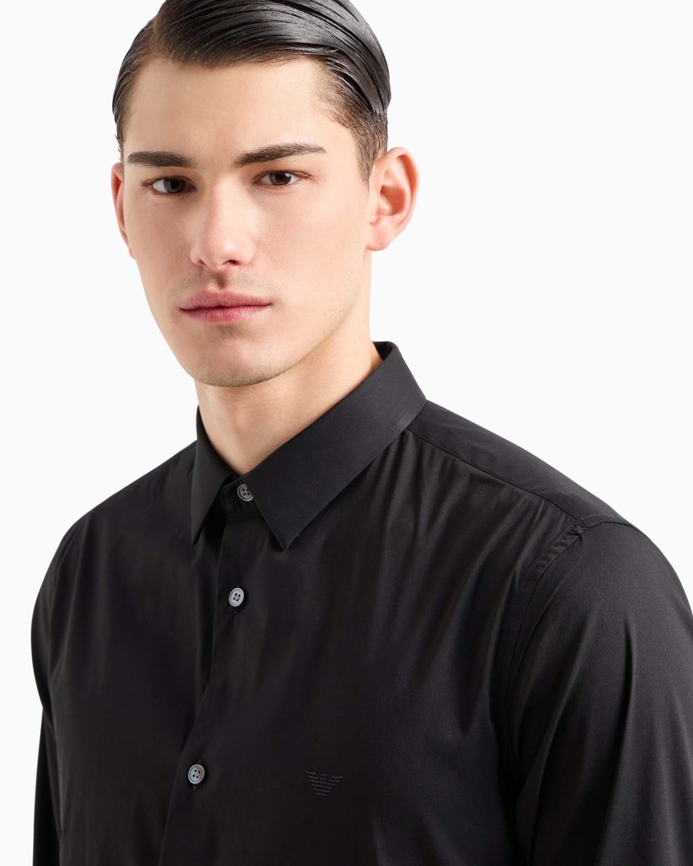 Camicia in misto nylon stretch Slide 4