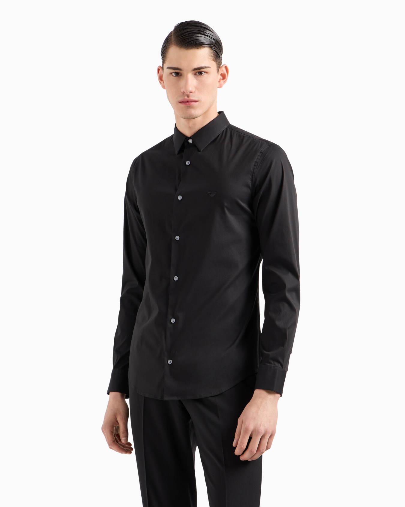 Camicia in misto nylon stretch Slide 3
