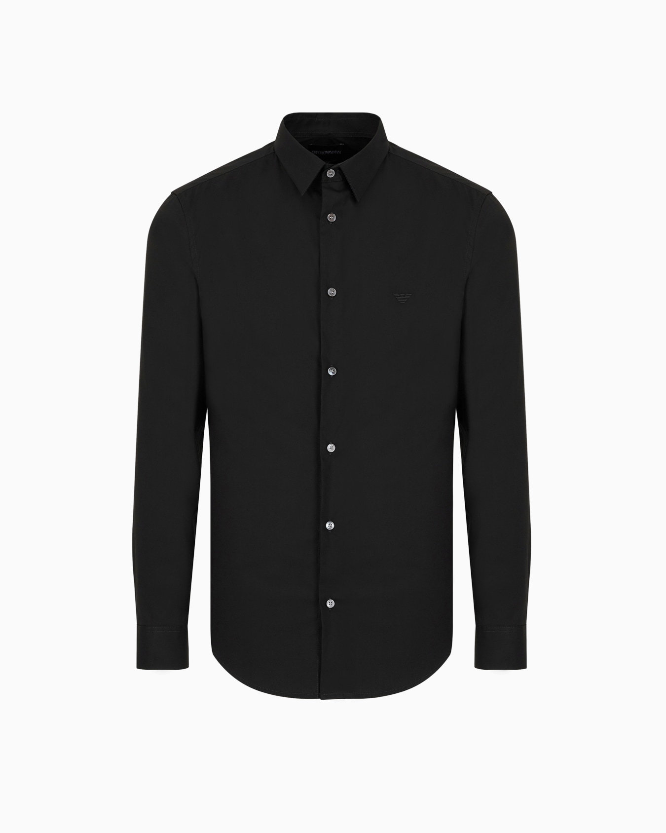 Camicia in misto nylon stretch Slide 0