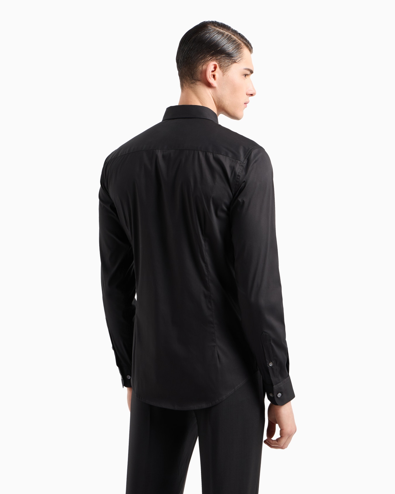 Camicia in misto nylon stretch Slide 2