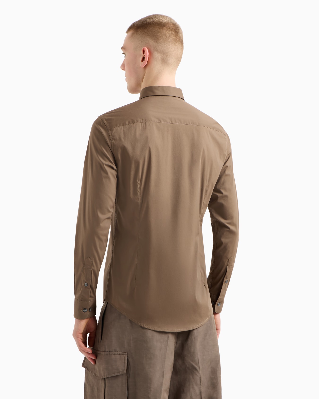 Stretch nylon-blend shirt Slide 2