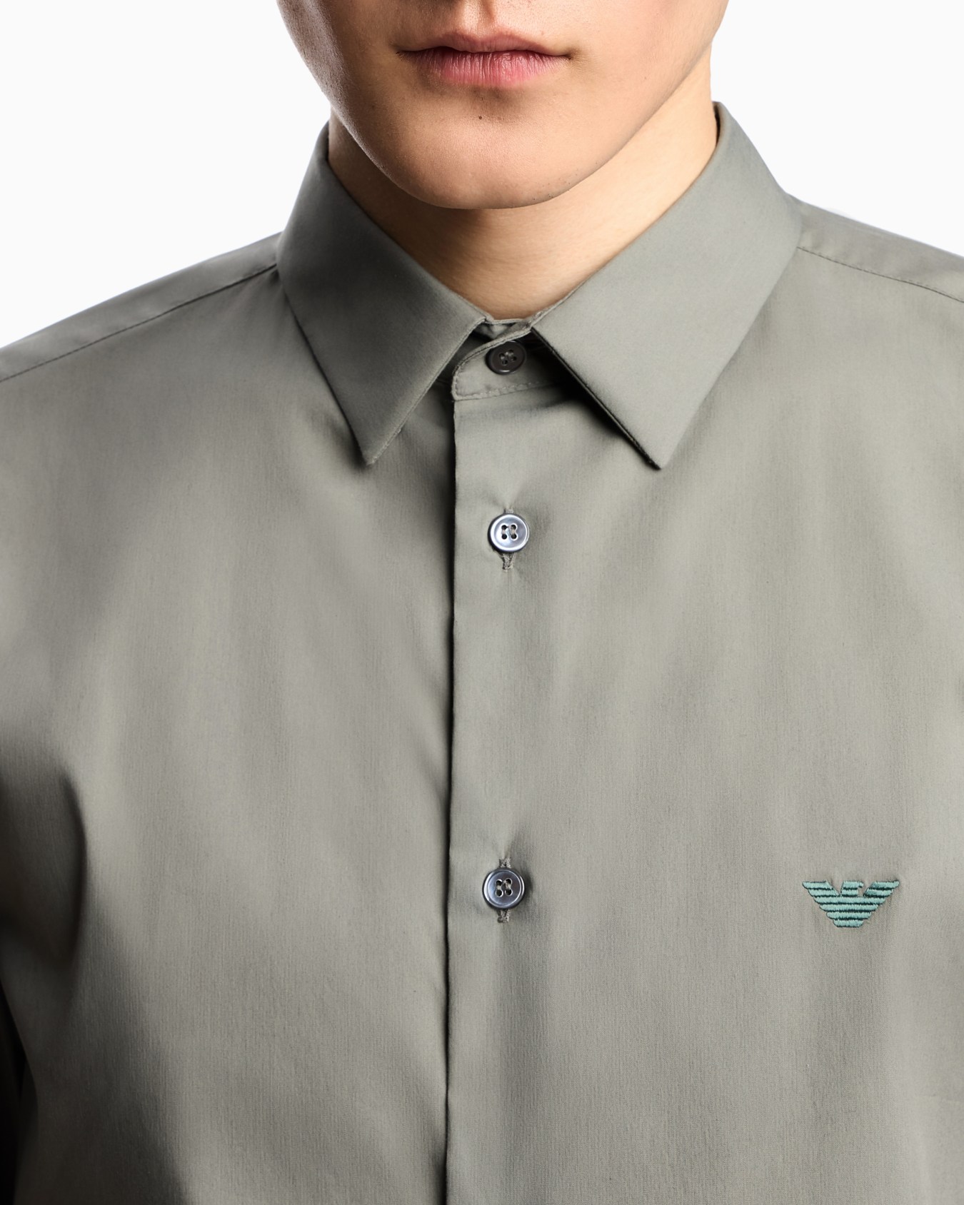 Stretch nylon-blend shirt Slide 4