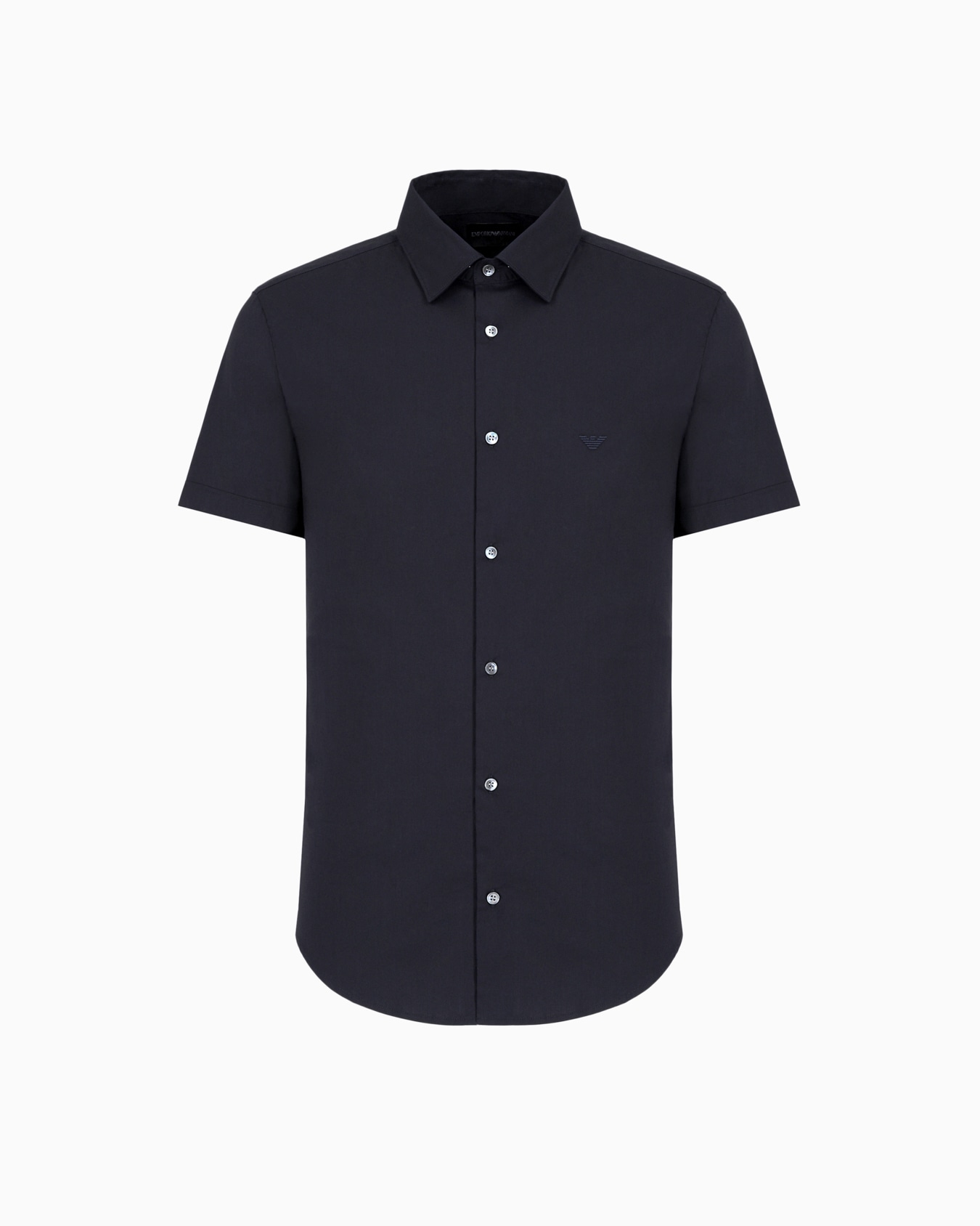 Kurzärmeliges Hemd aus gemischtem Nylon-Stretch Folie 0