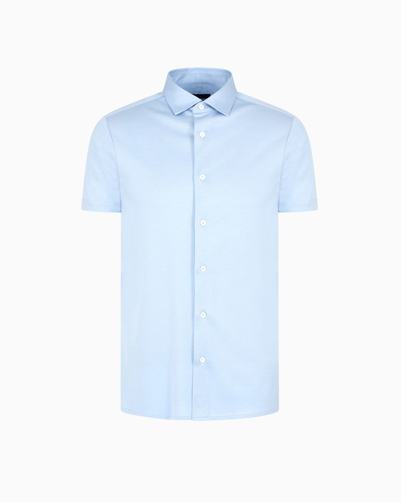 Camisa de manga corta en punto de mezcla de lyocell ASV Diapositiva 0