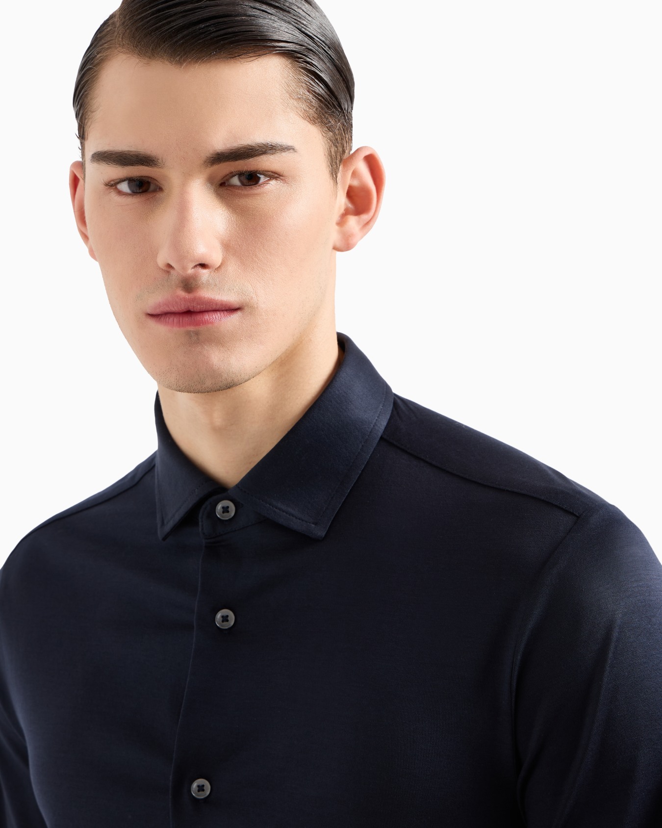 Camisa de punto de mezcla de lyocell ASV Diapositiva 4