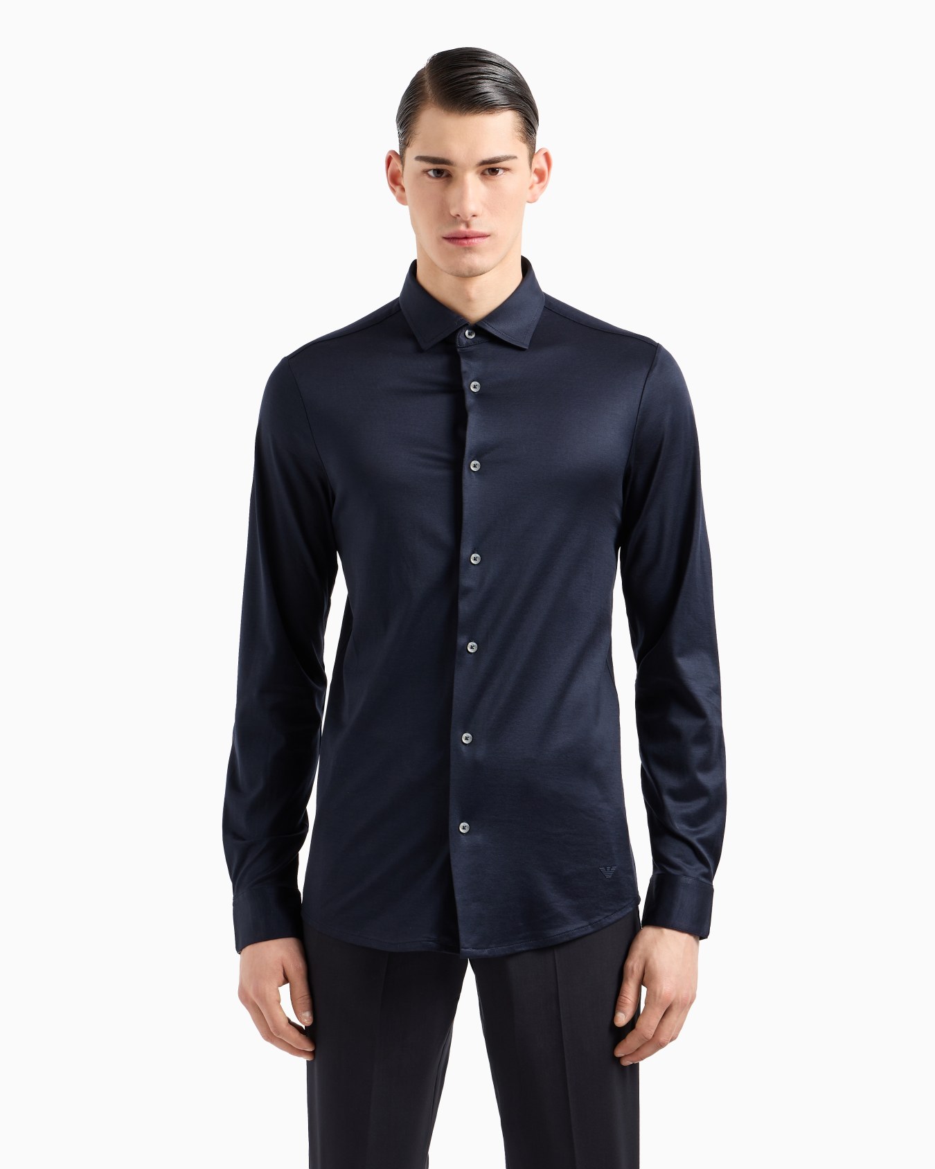 Camisa de punto de mezcla de lyocell ASV Diapositiva 3