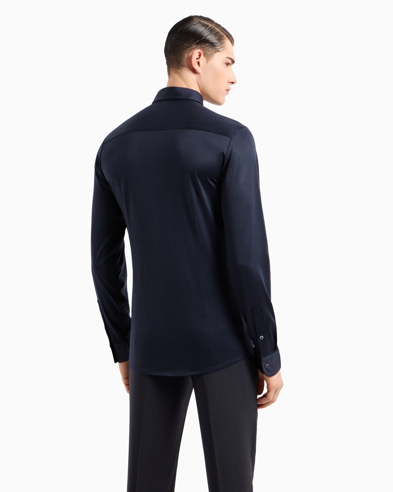 Camisa de punto de mezcla de lyocell ASV Diapositiva 2