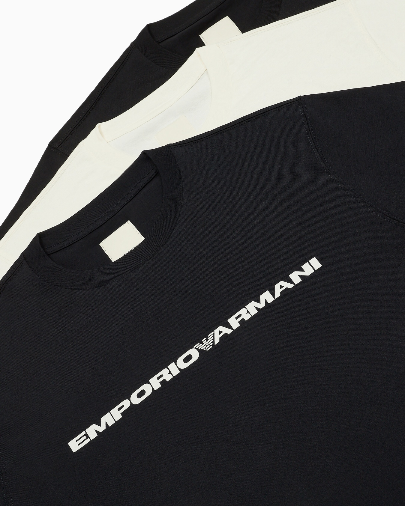 Three-pack of jersey T-shirts with logo Slide 4