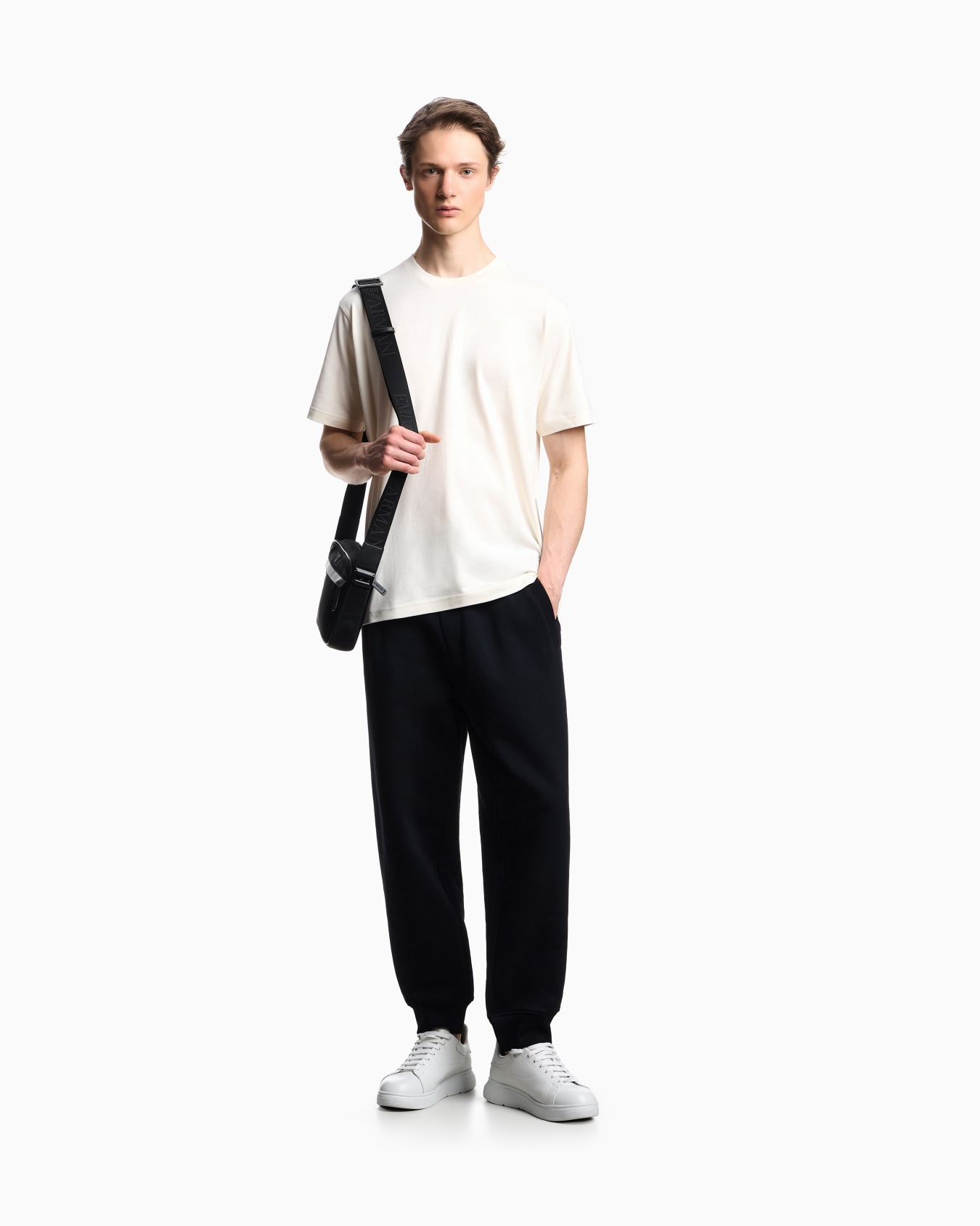 Three-pack of jersey T-shirts with logo Slide 1