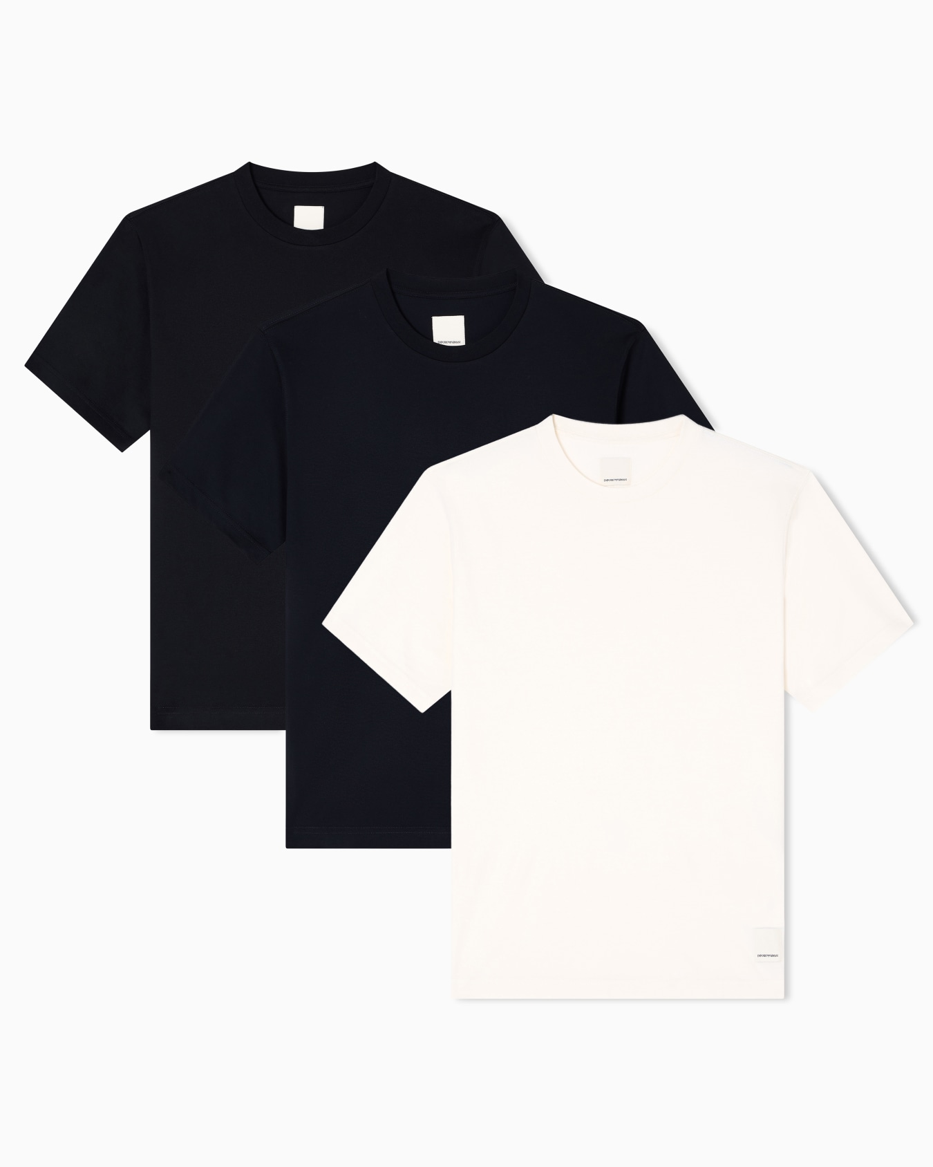 Three-pack of jersey T-shirts with logo Slide 0