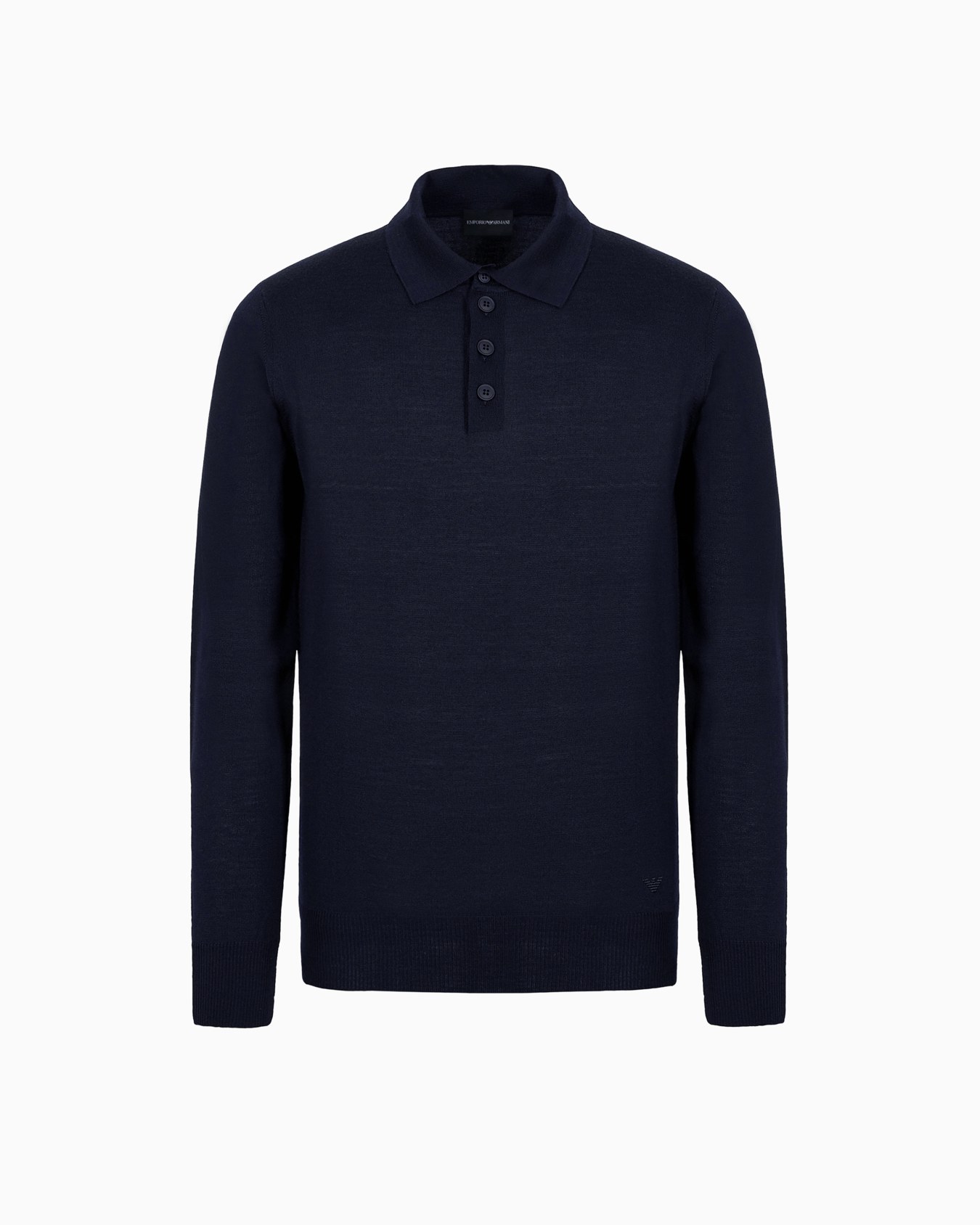 Pullover aus Schurwolle mit Polokragen Folie 0