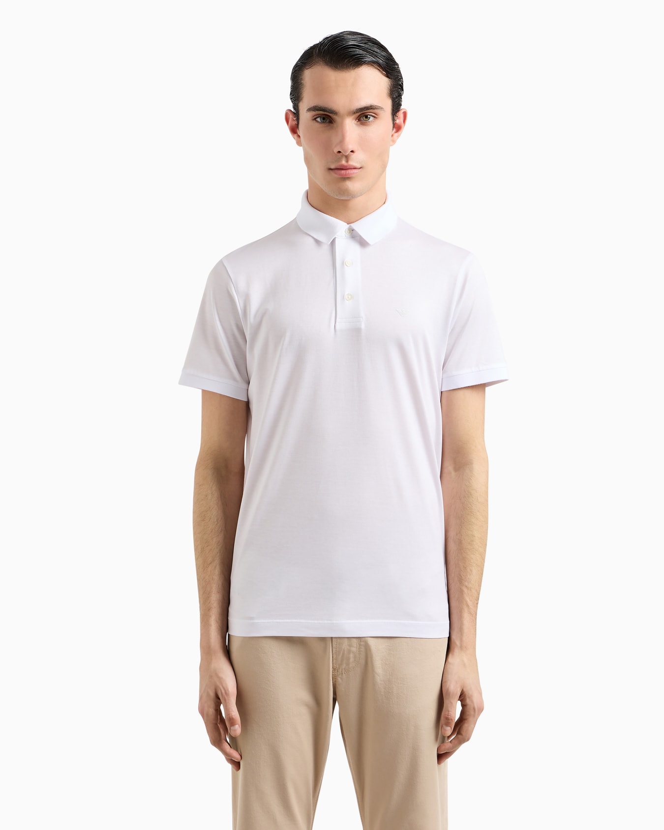 ASV Lyocell-blend jersey polo shirt Slide 3