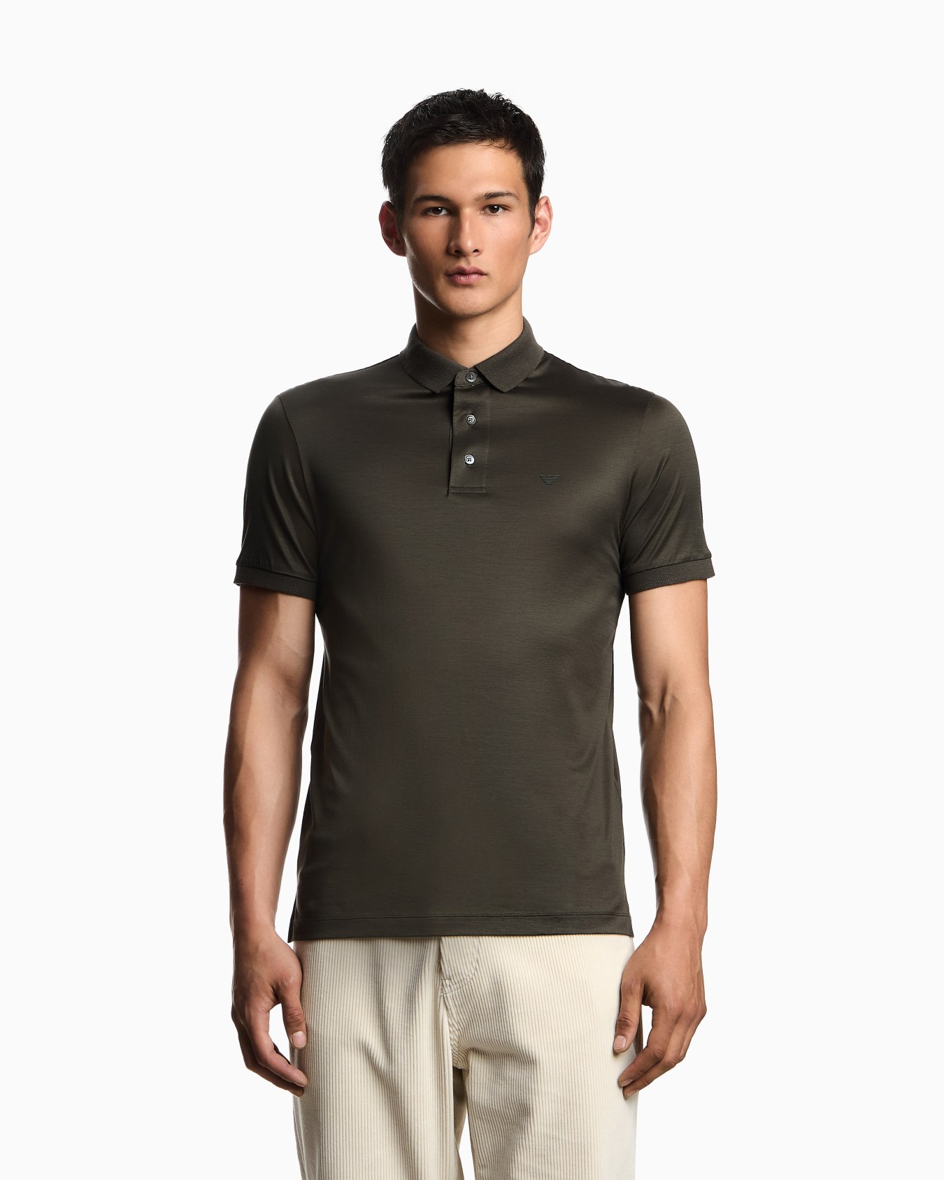ASV Lyocell-blend jersey polo shirt Slide 3