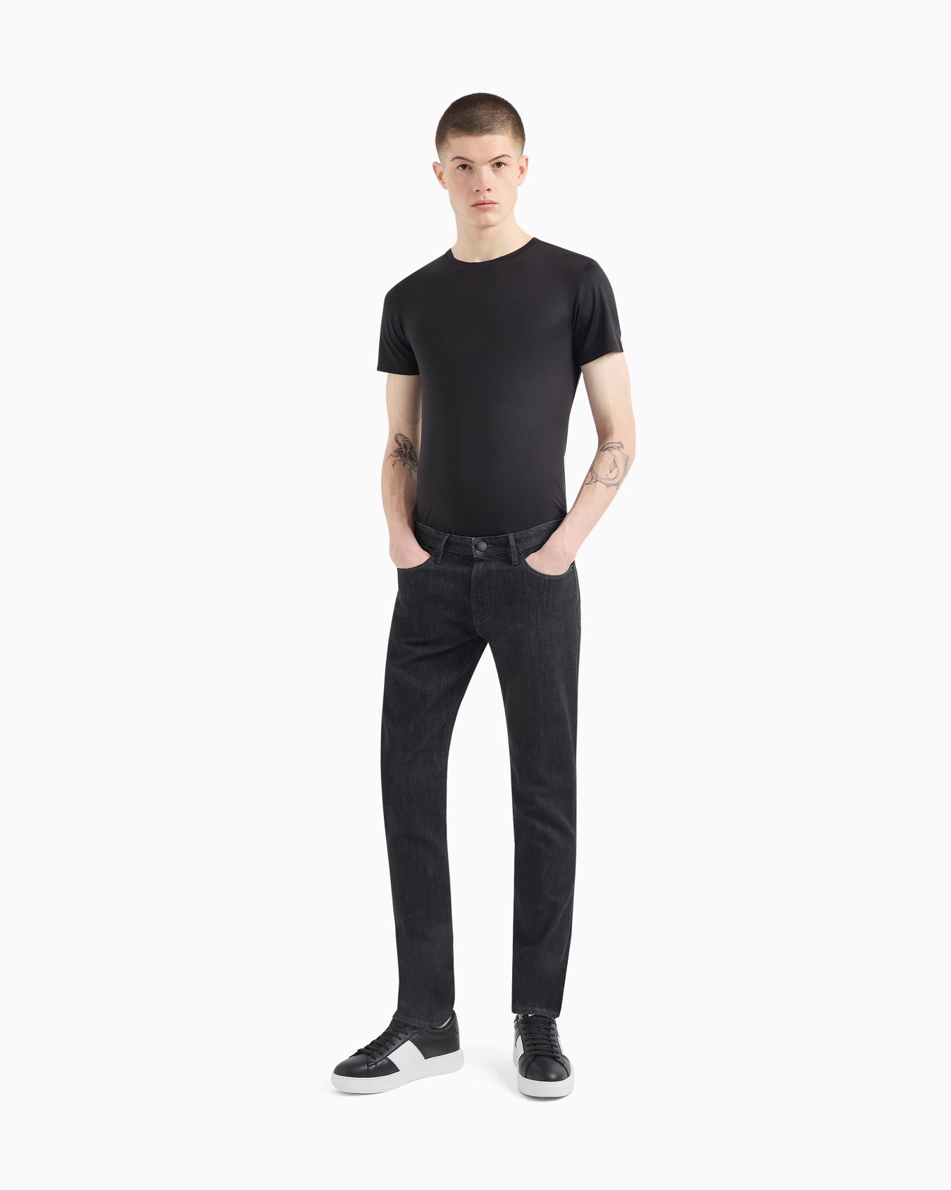 J06 Slim-fit, twill-melange jeans in 10 oz comfort denim Slide 1