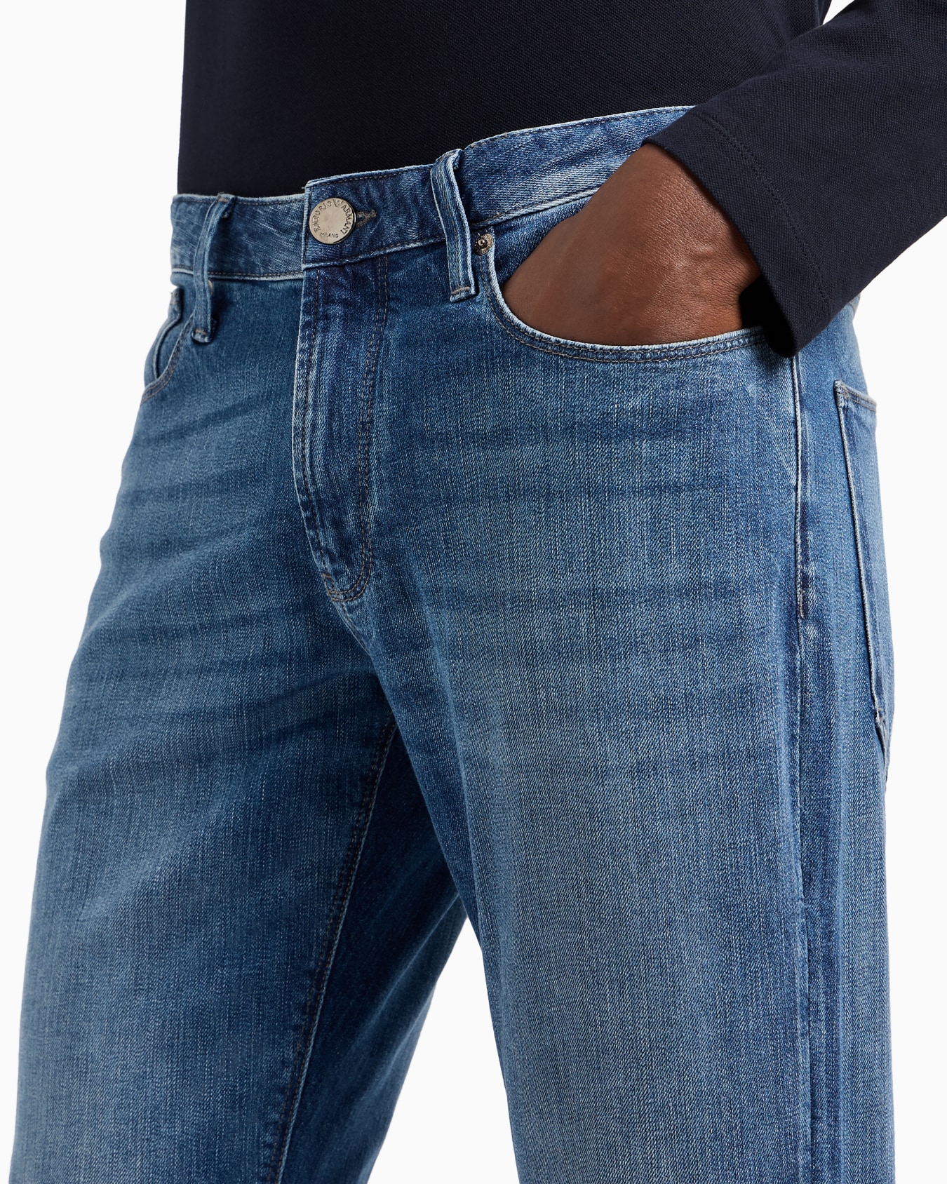 J06 Slim-fit, twill-melange jeans in 10 oz comfort denim Slide 4