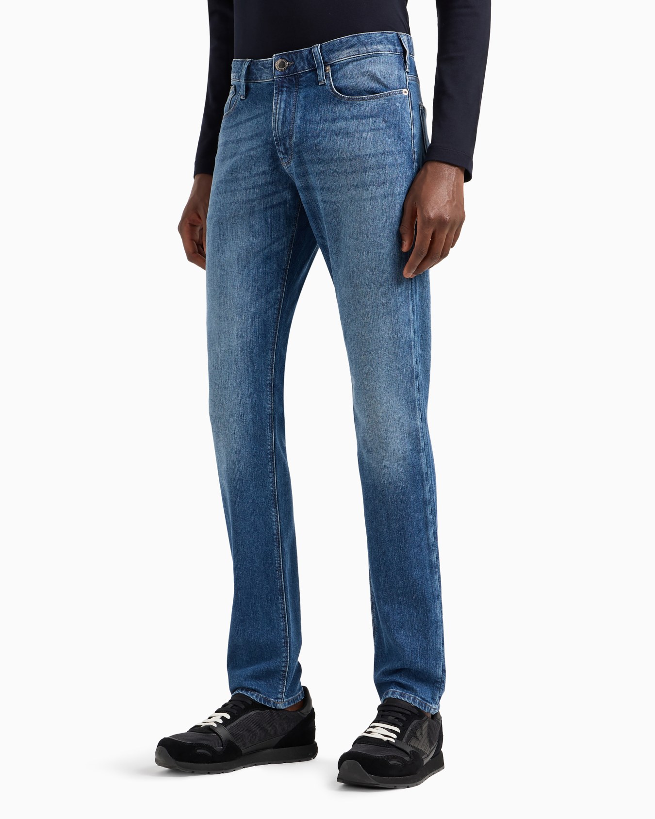 J06 Slim-fit, twill-melange jeans in 10 oz comfort denim Slide 3