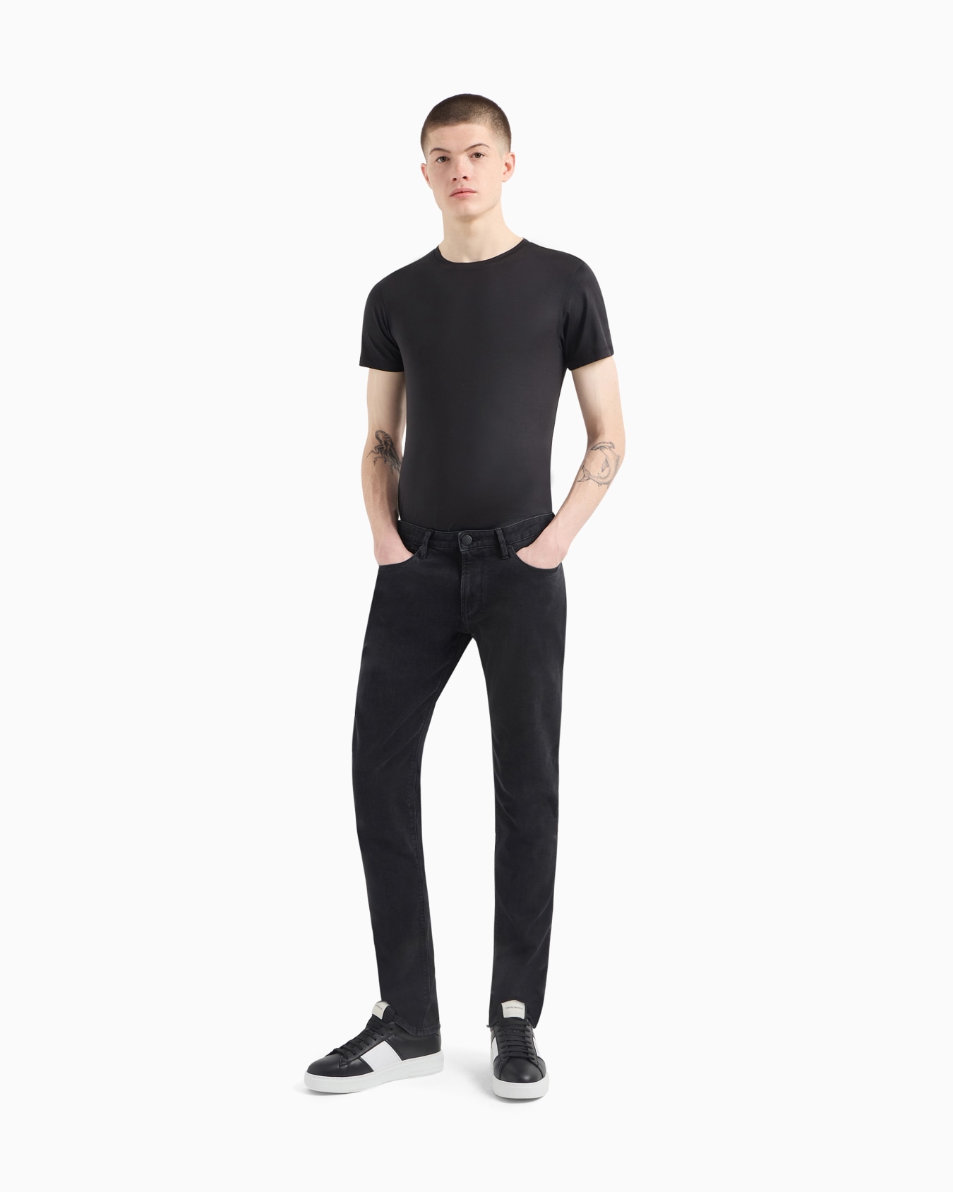 J06 Slim-fit, washed, 10.5 oz comfort-denim jeans Slide 1