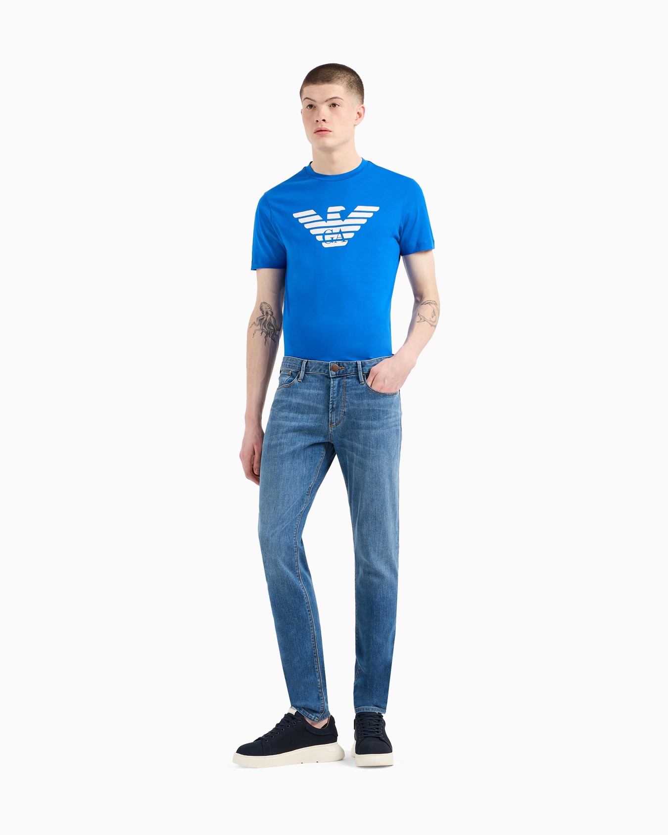 Jeans J06 slim fit in comfort denim 11,5 oz washed Slide 1