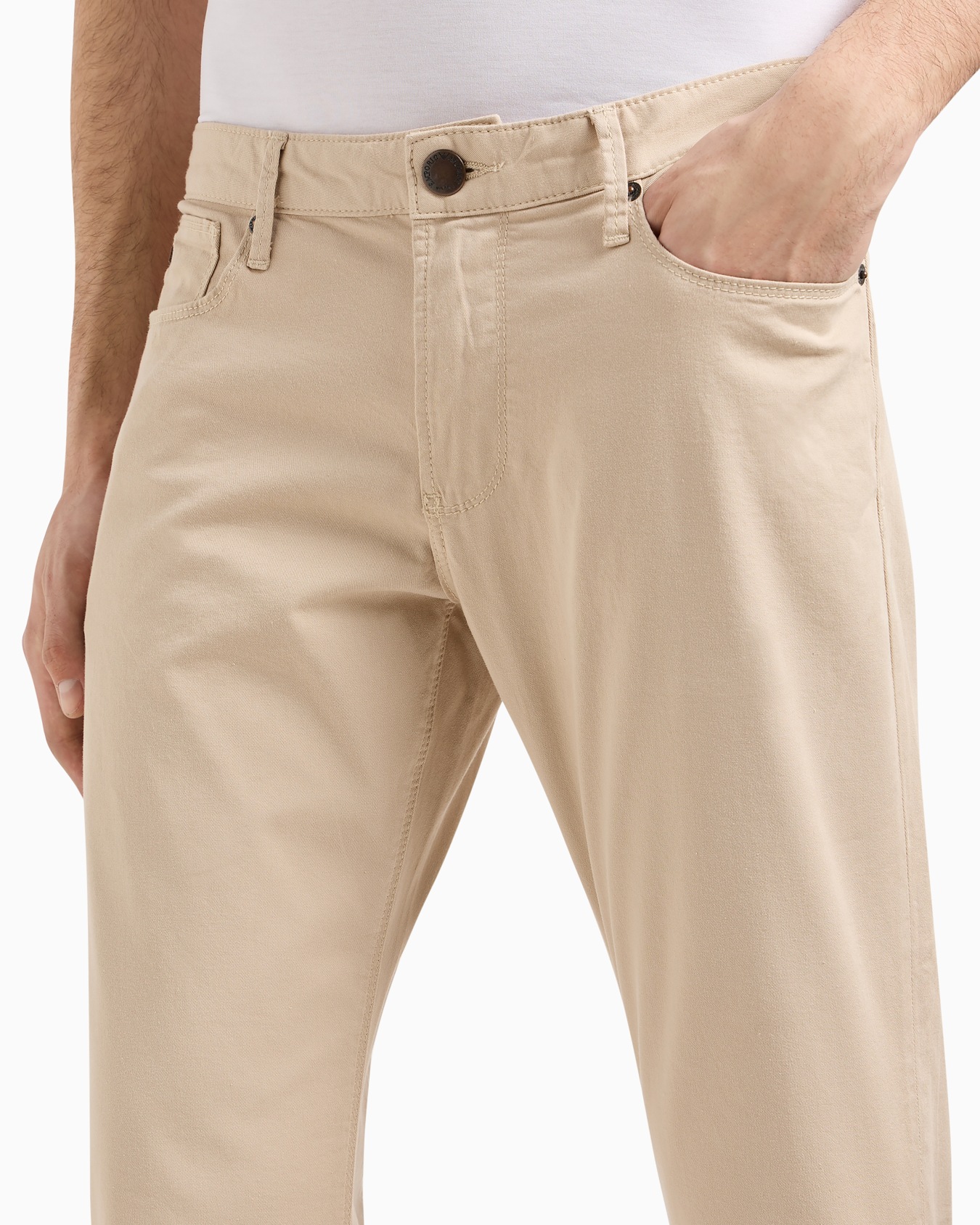 J06 Comfort stretch-gabardine, slim-fit trousers Slide 4