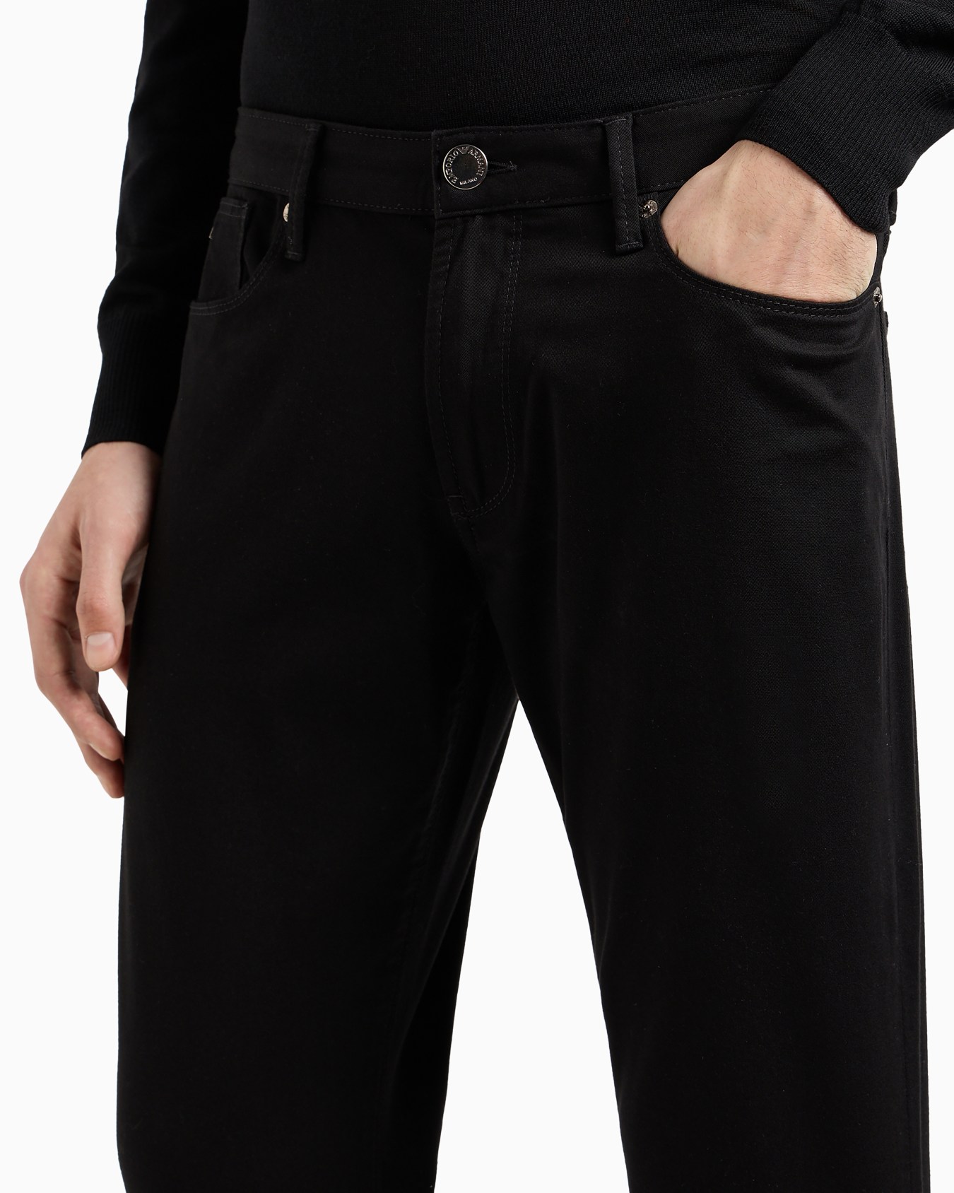 J06 Comfort stretch-gabardine, slim-fit trousers Slide 4