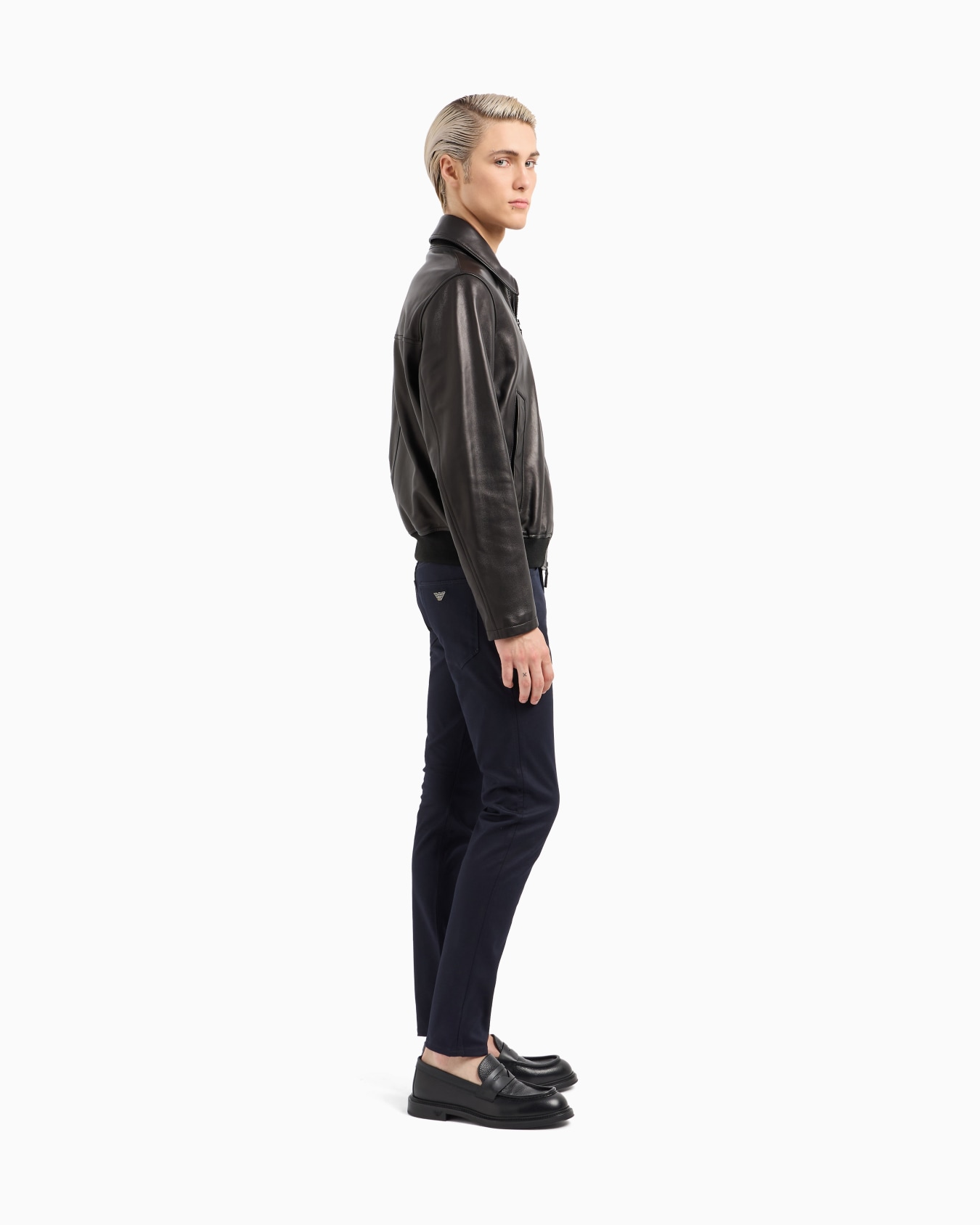 J06 Stretch-twill slim-fit trousers Slide 1