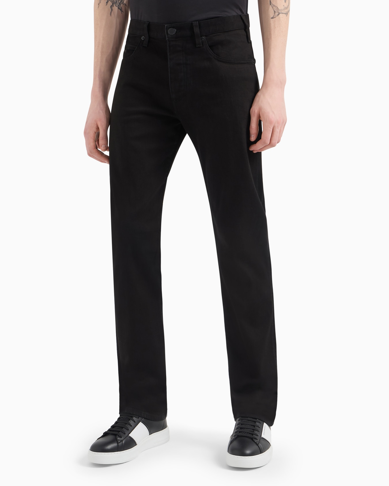 Jean J21 coupe classique en denim sergé confortable lavé 350 g/m2 Diapositive 3
