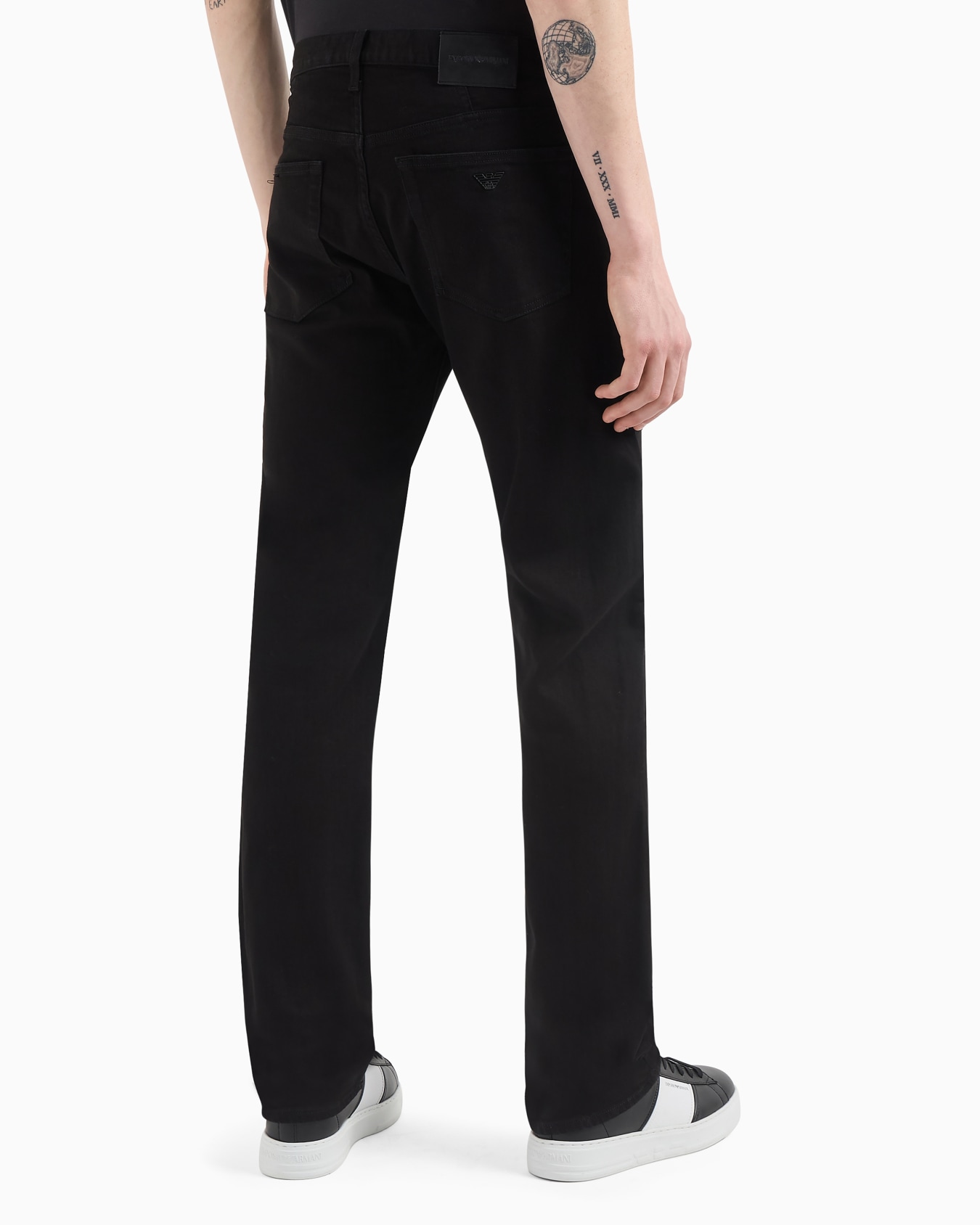 Jean J21 coupe classique en denim sergé confortable lavé 350 g/m2 Diapositive 2
