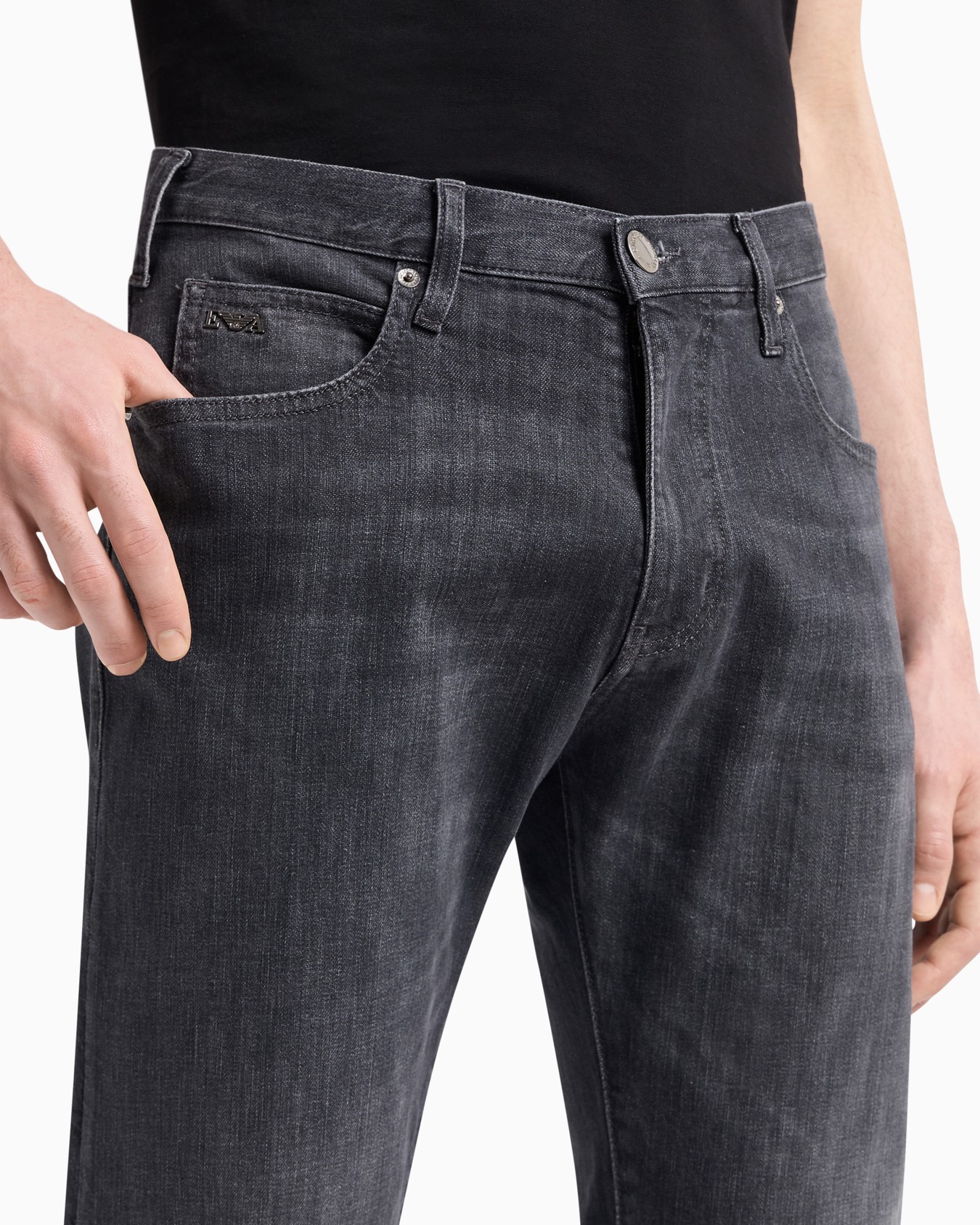 Vaqueros J45 regular fit de cómoda sarga jaspeada de denim de 10 onzas Diapositiva 5