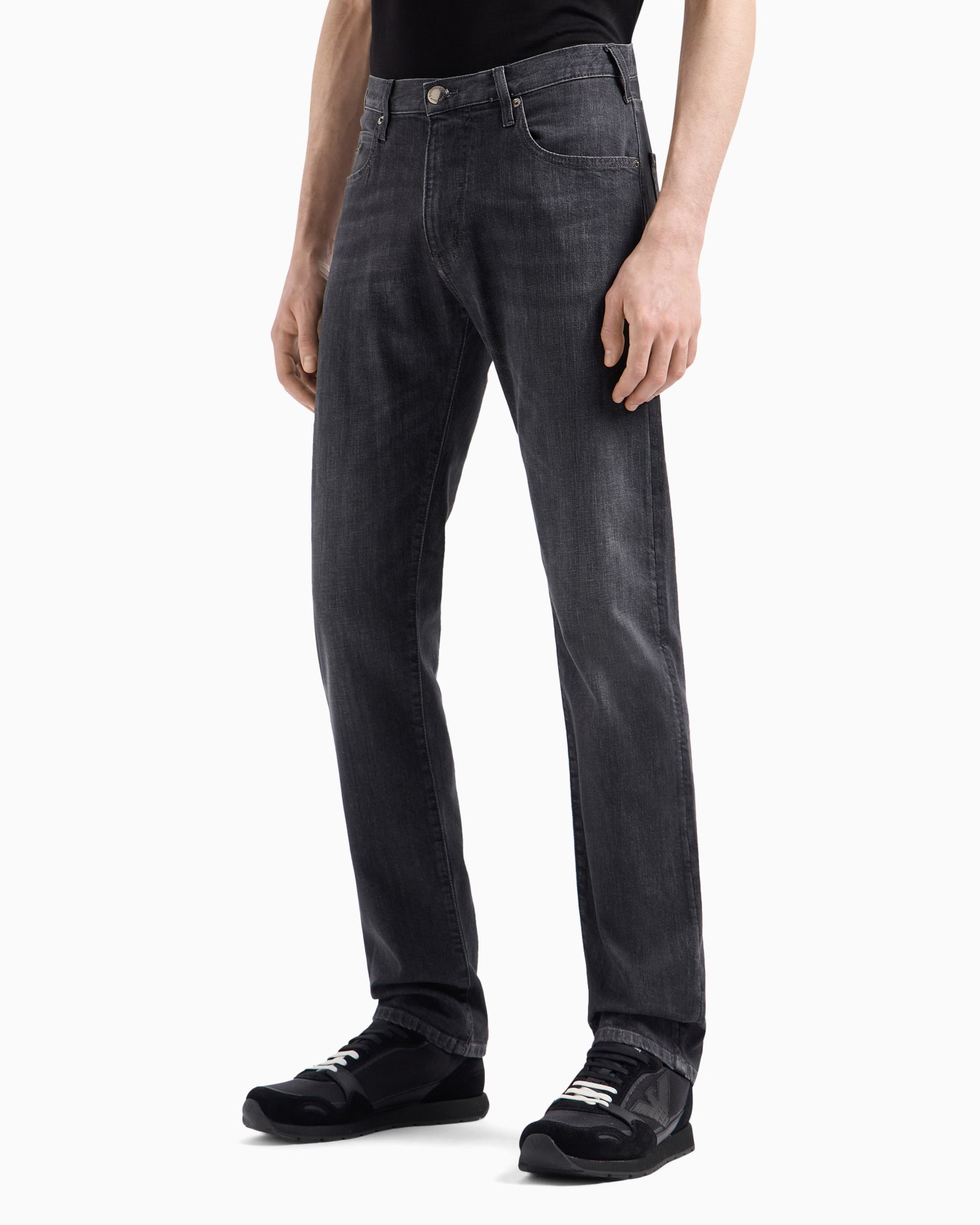 Vaqueros J45 regular fit de cómoda sarga jaspeada de denim de 10 onzas Diapositiva 4