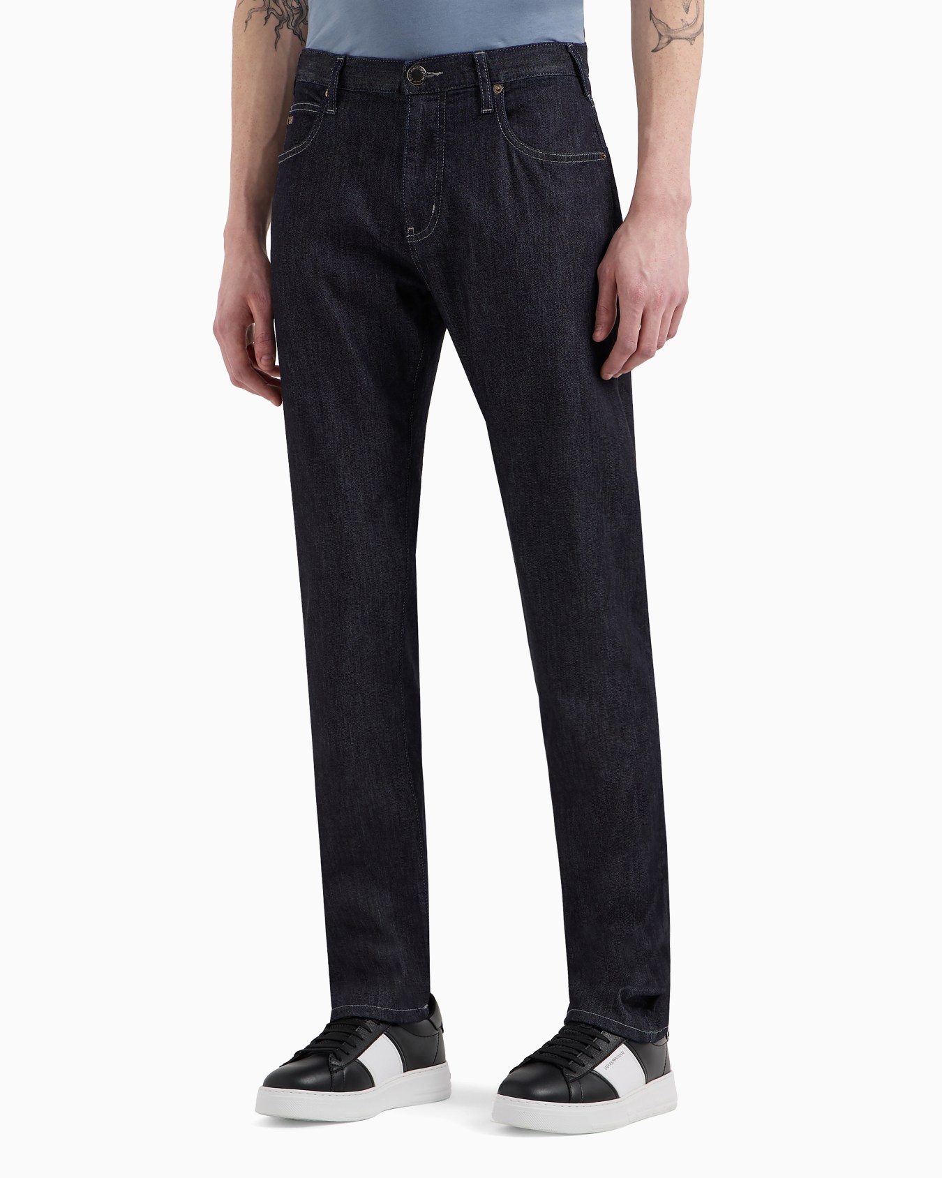 Jean J45 coupe classique en denim effet usé 270 g/m2 Diapositive 3
