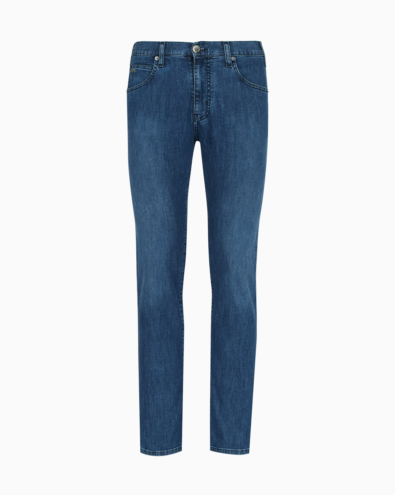 Vaqueros J45 regular fit en denim de 8 onzas con lavado efecto usado Diapositiva 0