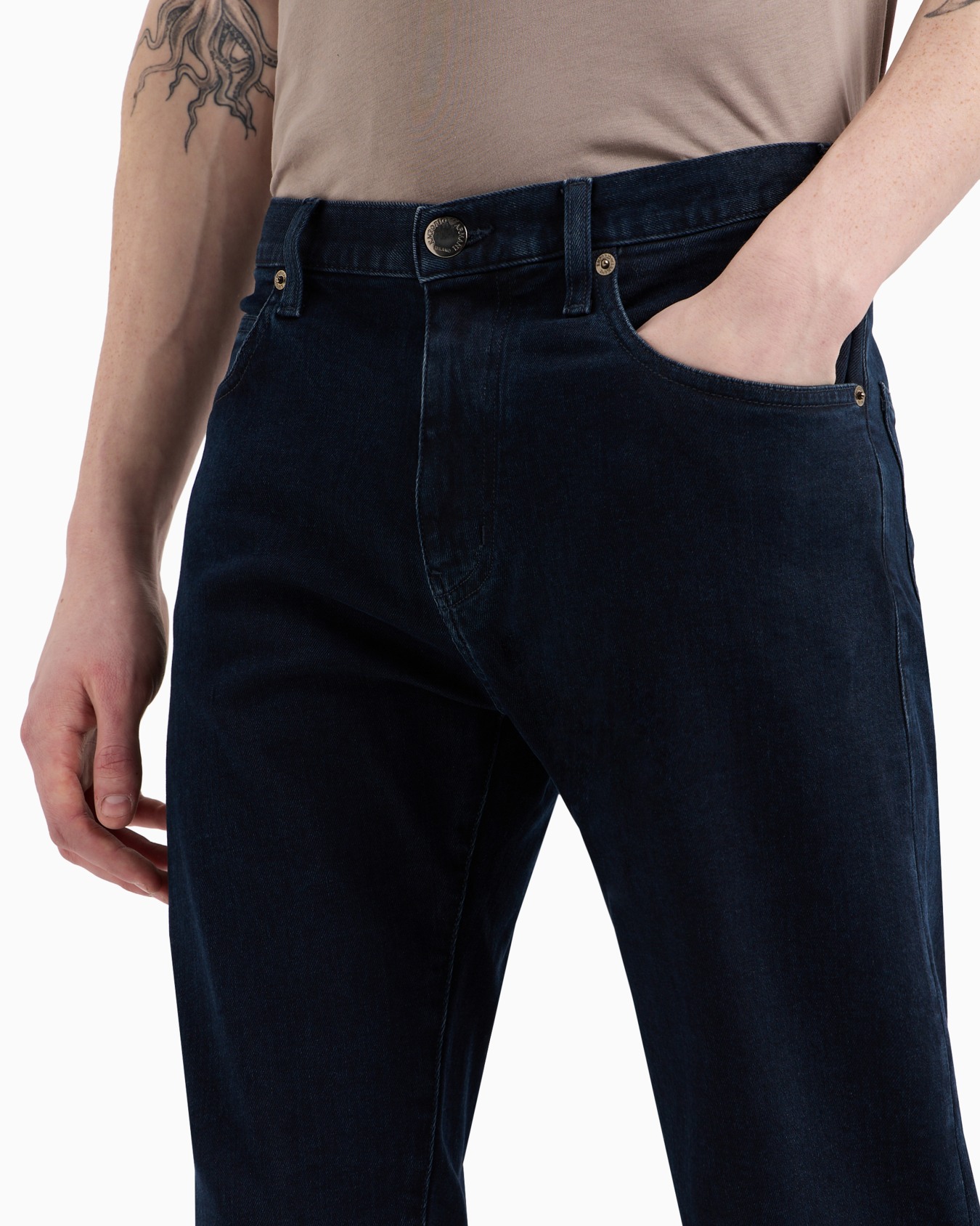 Jean J45 coupe classique en denim sergé confortable lavé 350 g/m2 Diapositive 4