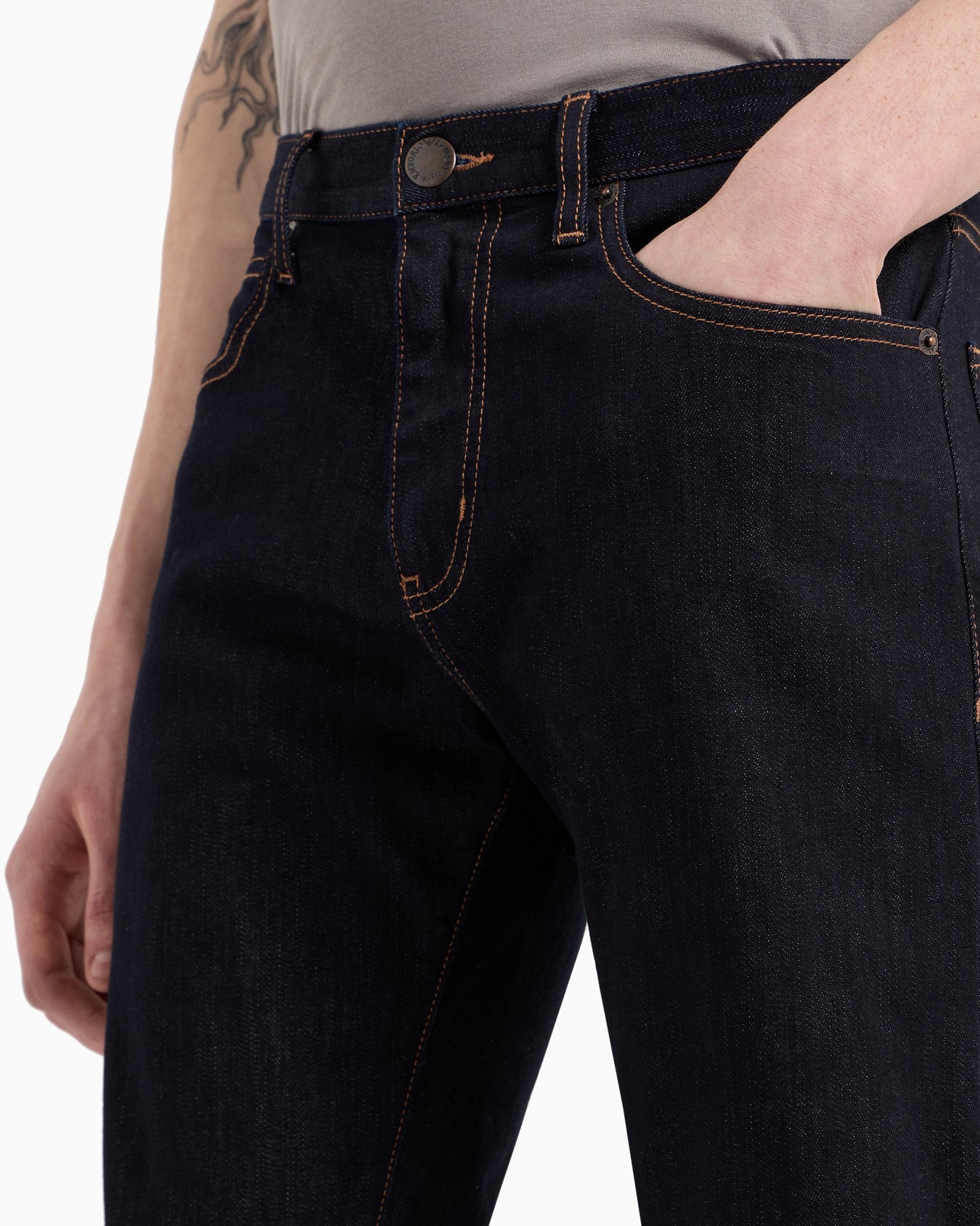 Jean J45 coupe classique en denim sergé confortable lavé 390 g/m2 Diapositive 4